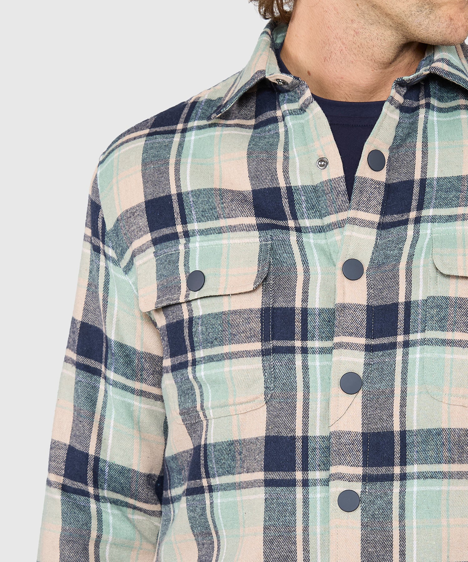 Westport Lifestyle Firepit Flannel Shirt Jacket - Image 5