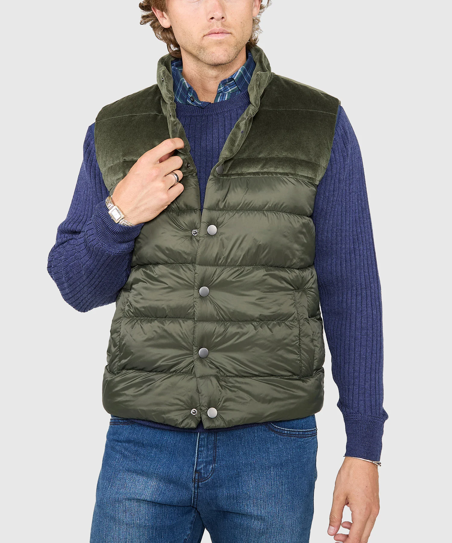 Westport Lifestyle Fireside Mixed Media Channel Vest - Image 14