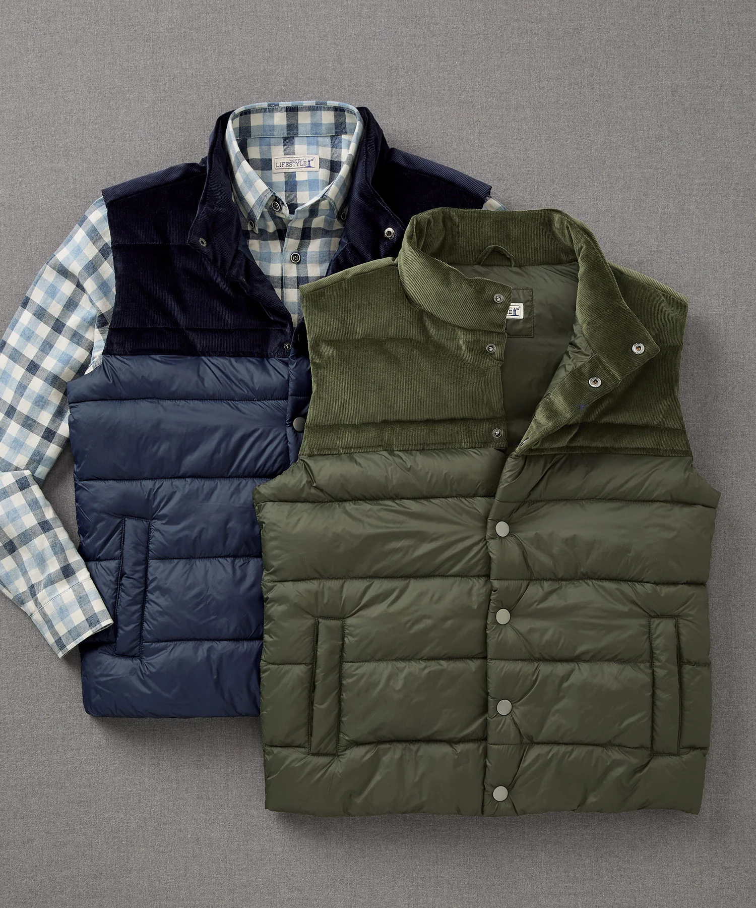 Westport Lifestyle Fireside Mixed Media Channel Vest - Image 3