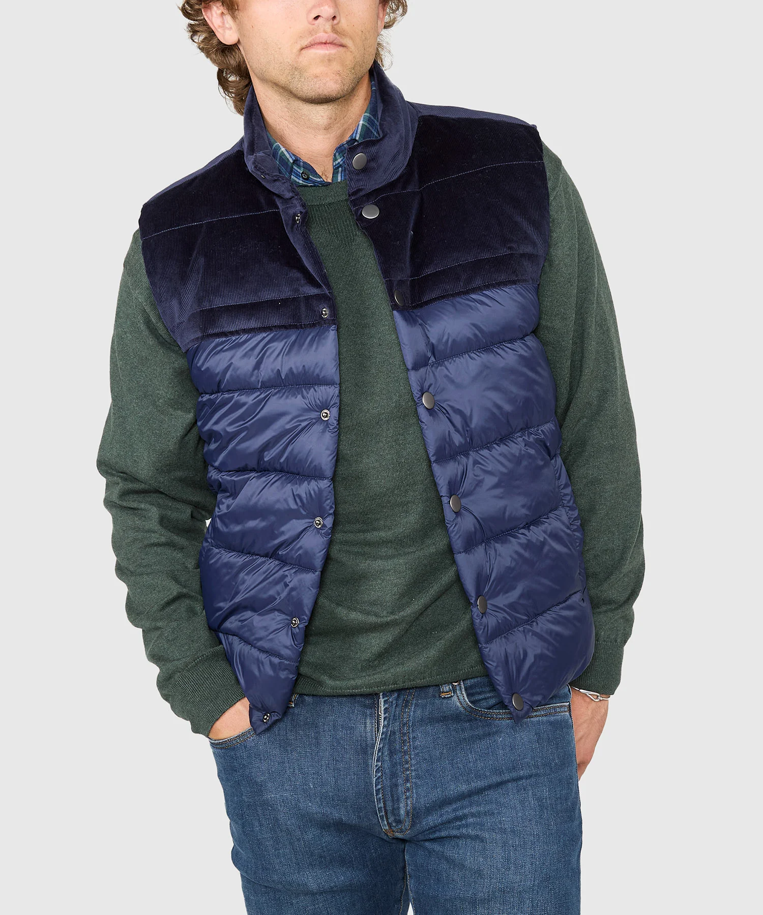 Westport Lifestyle Fireside Mixed Media Channel Vest - Image 5
