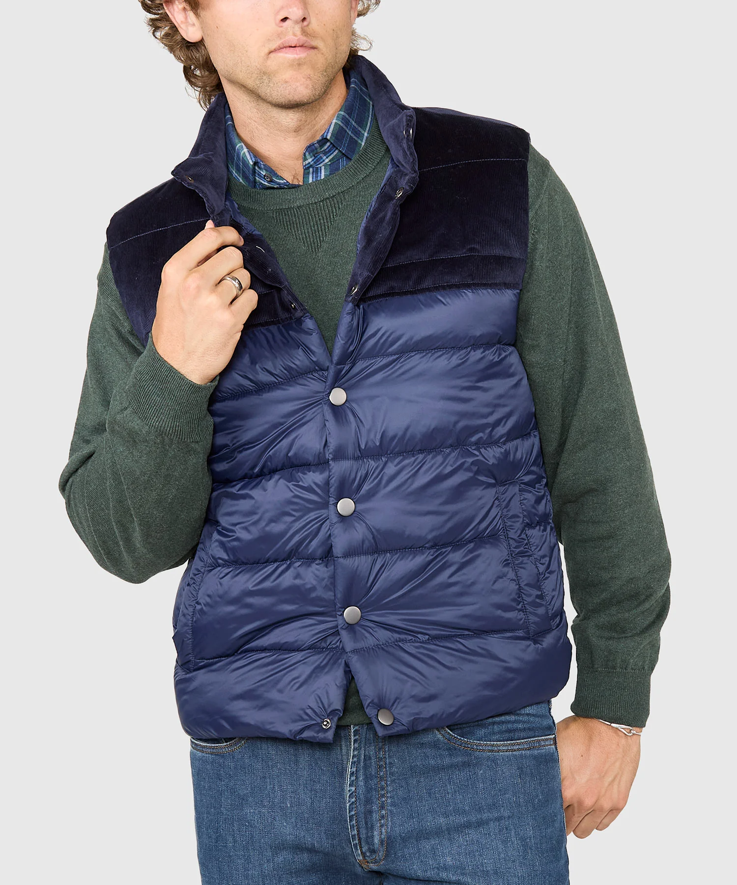 Westport Lifestyle Fireside Mixed Media Channel Vest - Image 8