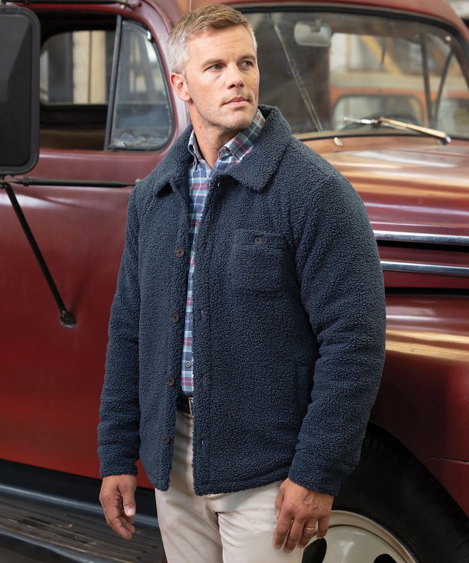 Westport Lifestyle Chetola Sherpa Fleece Shirt Jacket - Image 2