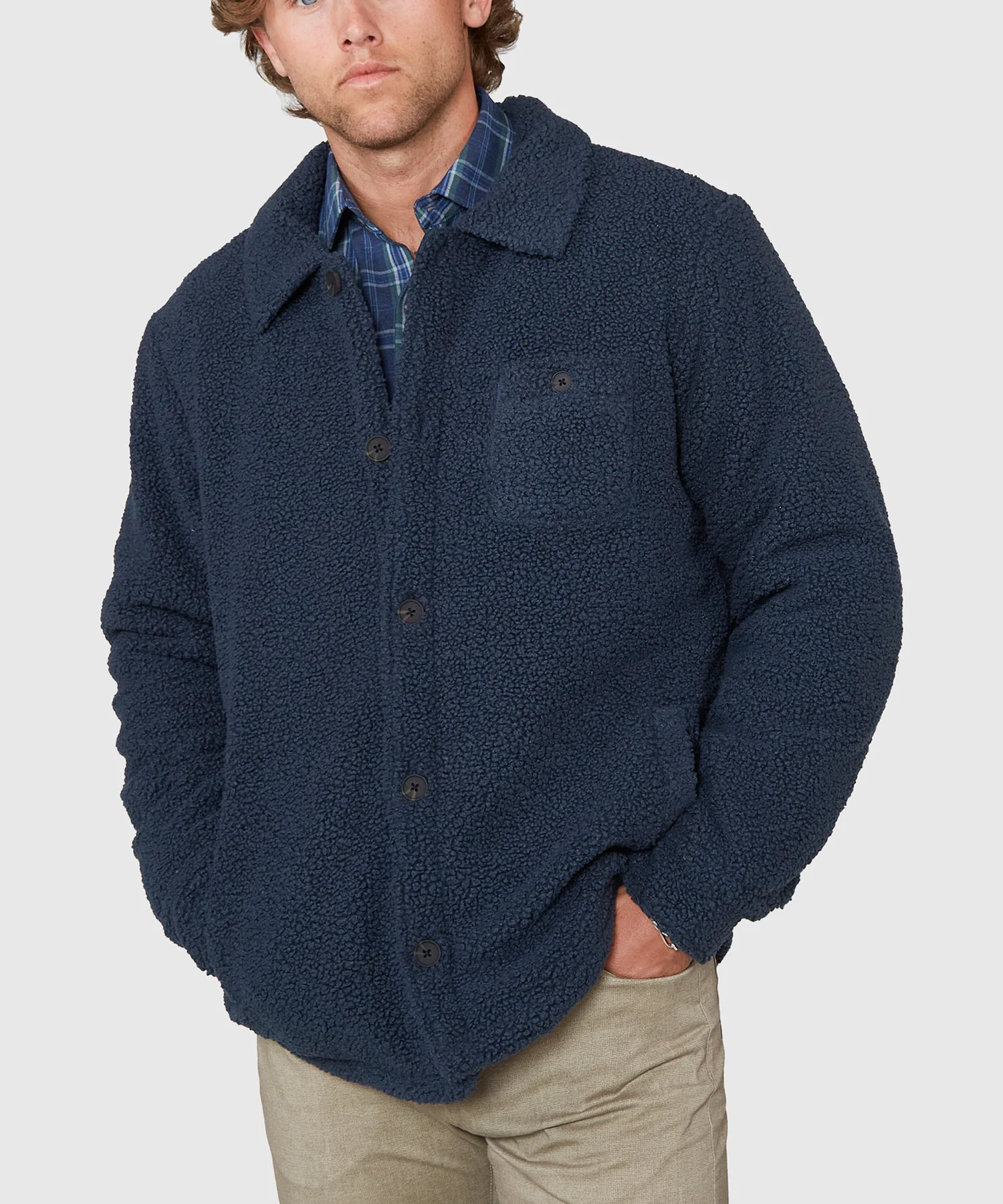 Westport Lifestyle Chetola Sherpa Fleece Shirt Jacket - Image 4