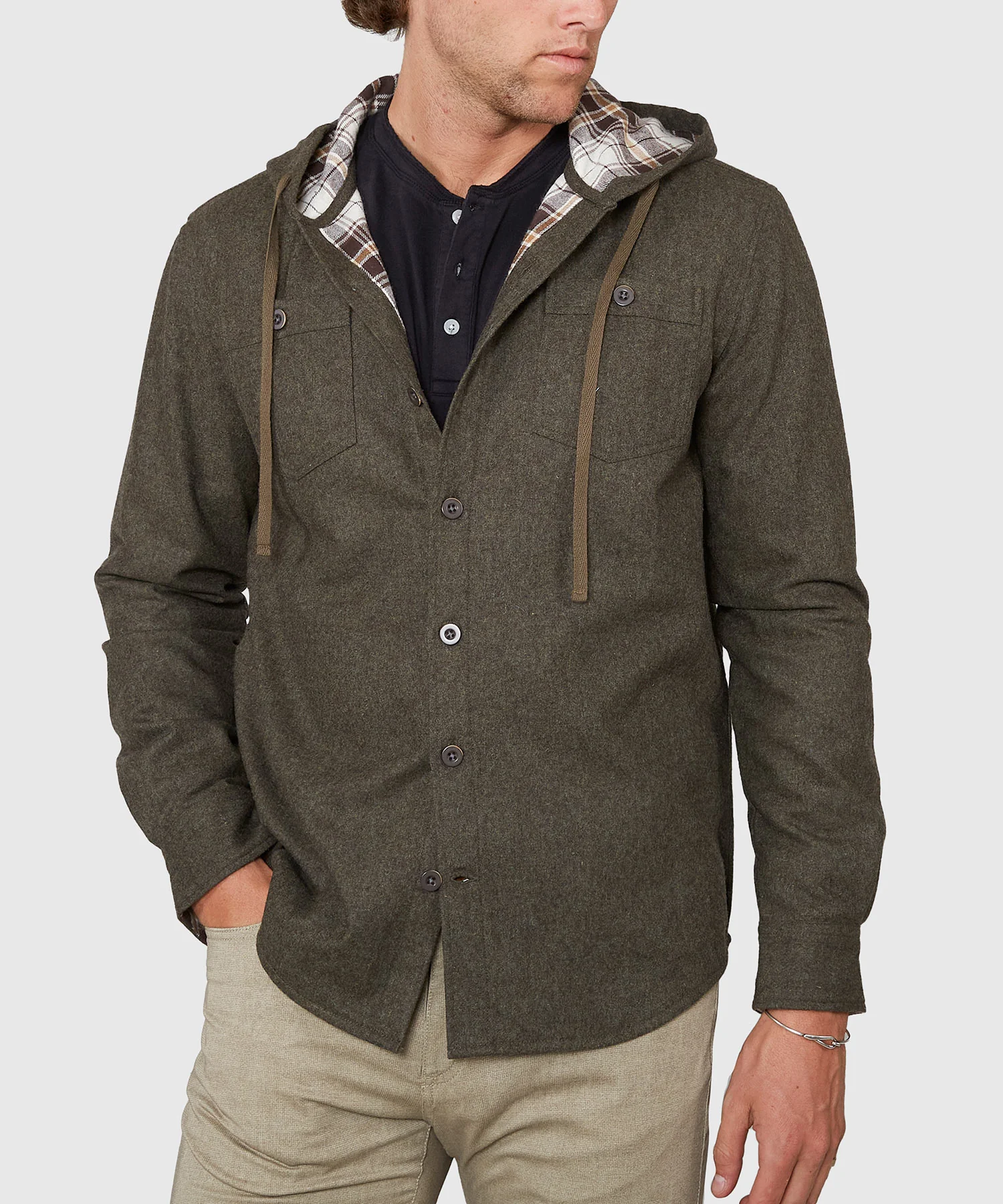 Westport Lifestyle Firepit Hooded Shirt Jacket - Image 4