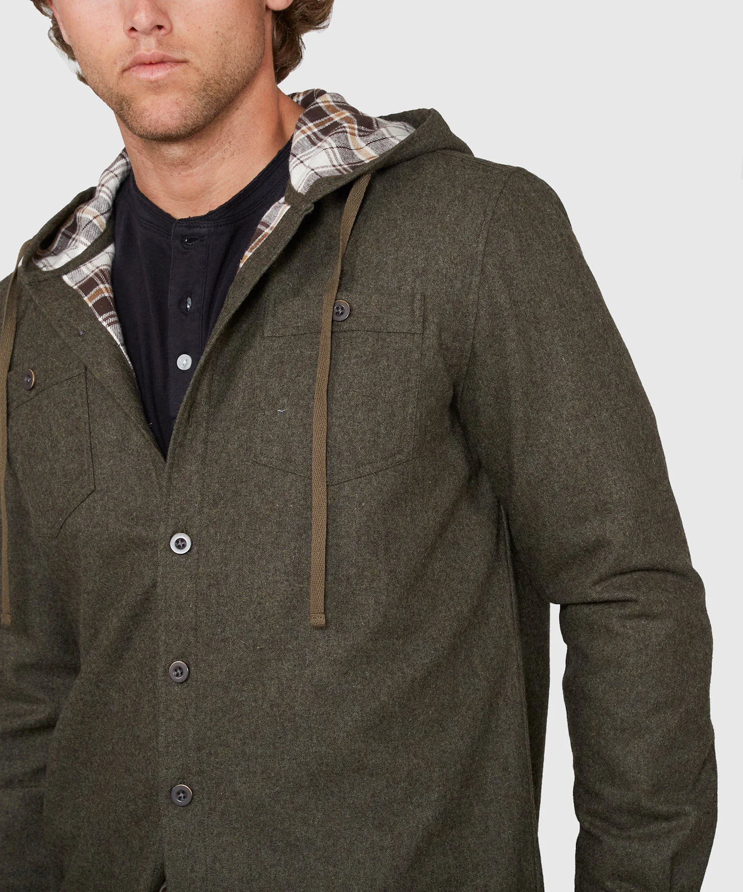 Westport Lifestyle Firepit Hooded Shirt Jacket - Image 5