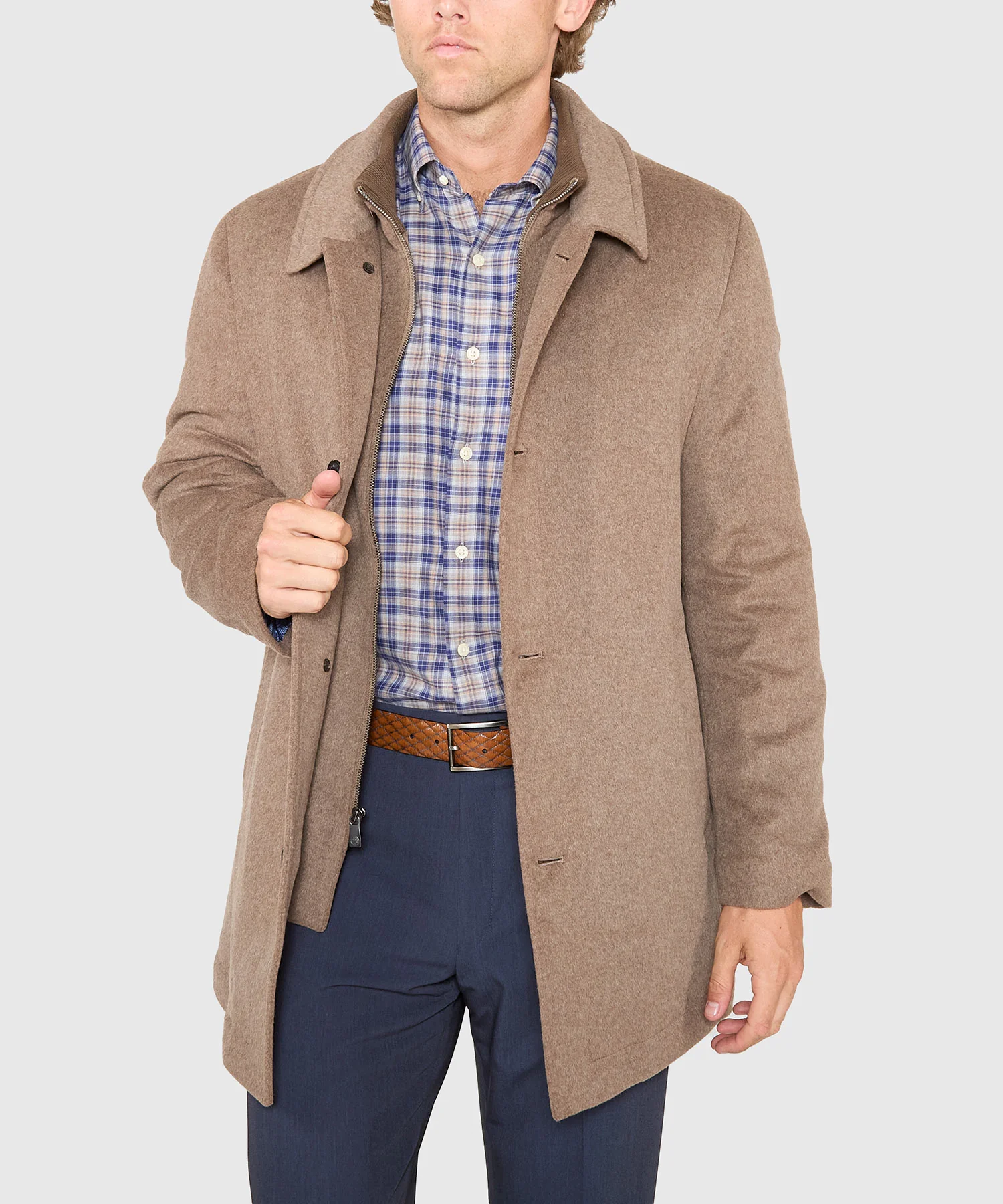 Hart Schaffner Marx Wool Blend Bibbed Coat - Image 12