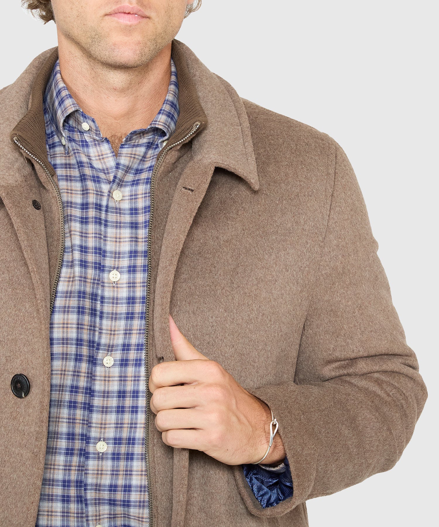 Hart Schaffner Marx Wool Blend Bibbed Coat - Image 13