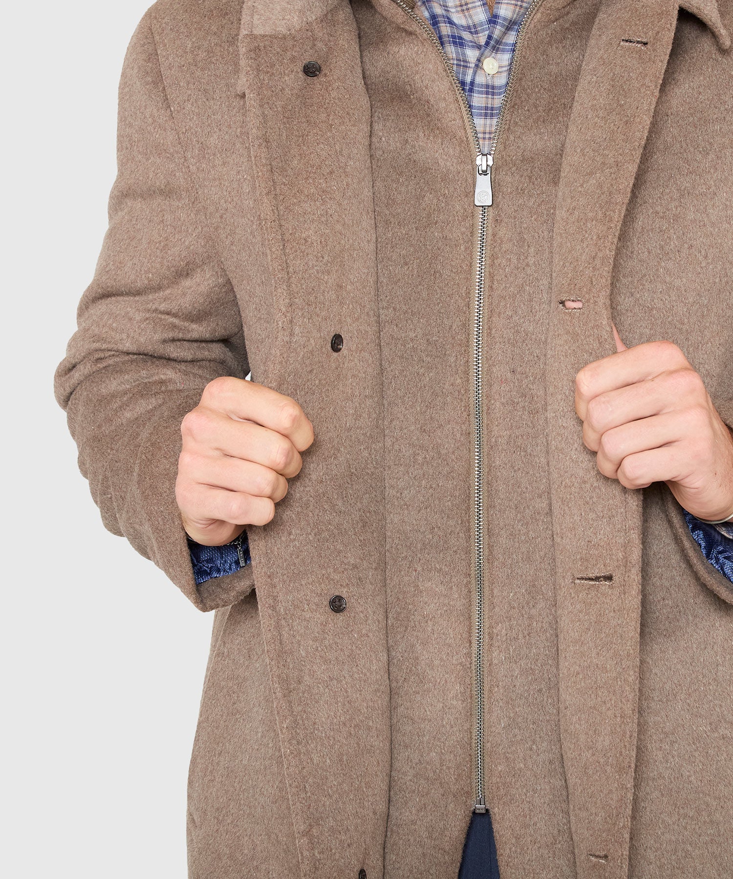 Hart Schaffner Marx Wool Blend Bibbed Coat - Image 14
