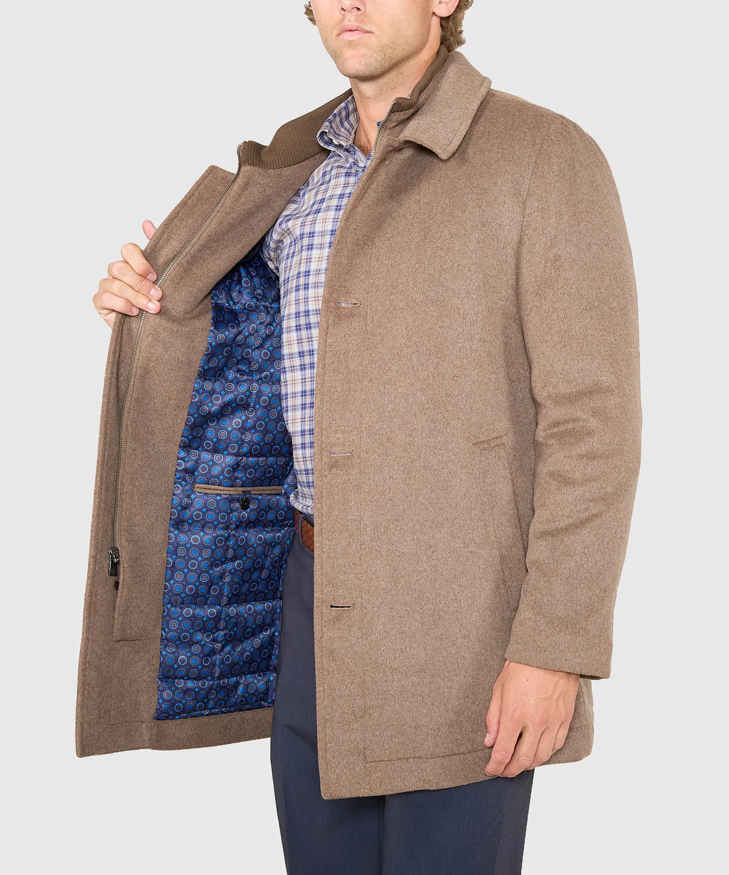 Hart Schaffner Marx Wool Blend Bibbed Coat - Image 15