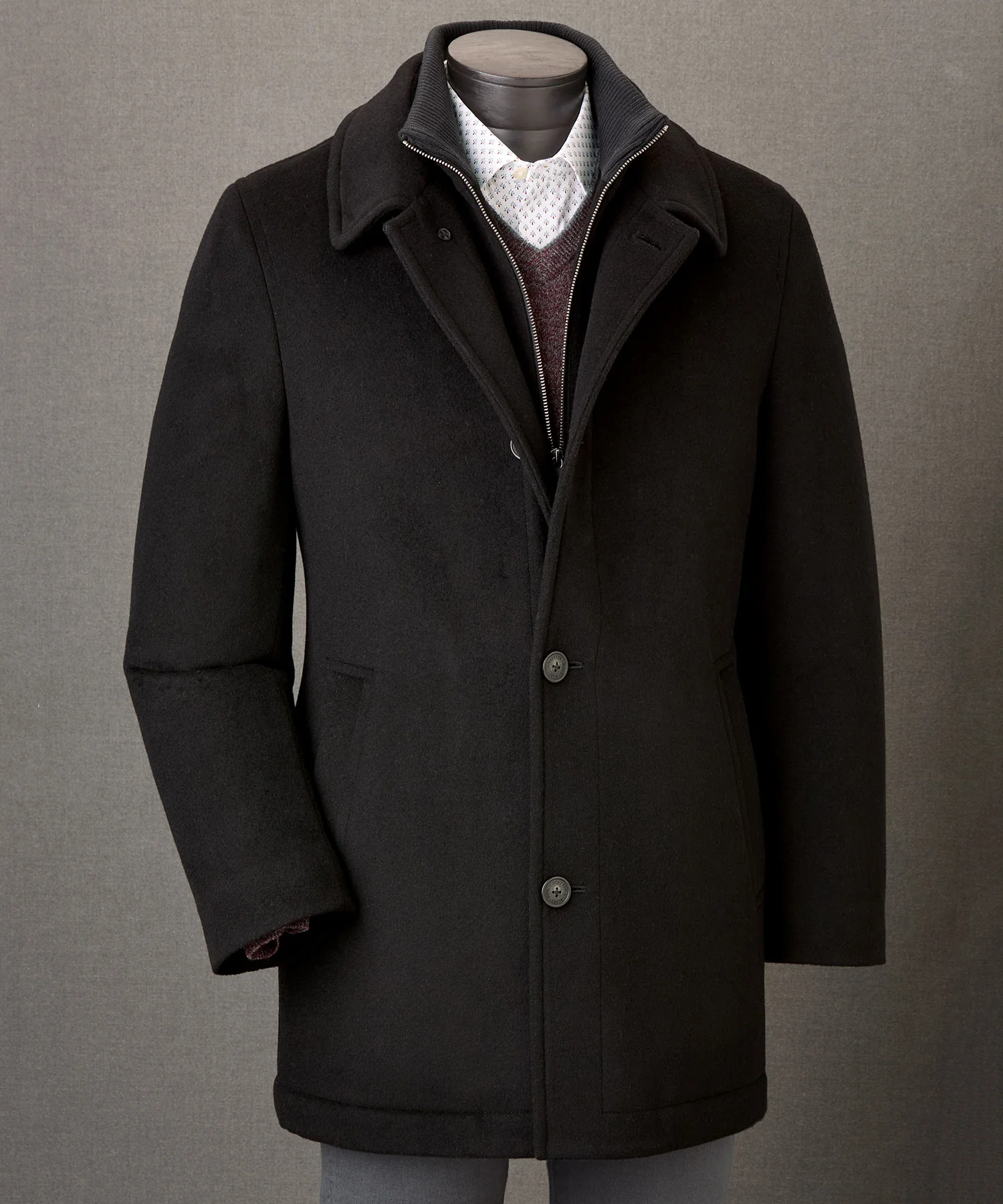 Hart Schaffner Marx Wool Blend Bibbed Coat - Image 8