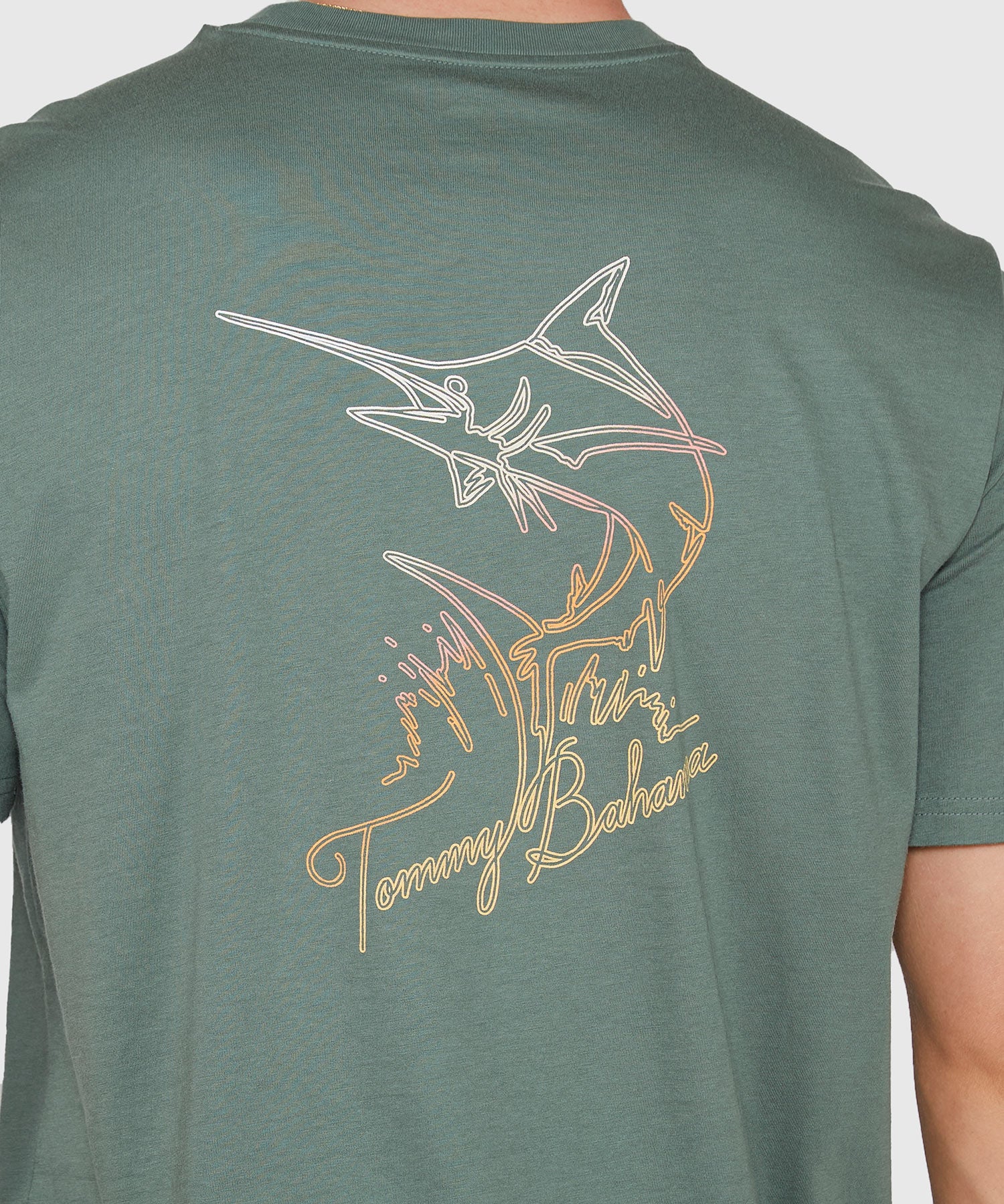 Tommy Bahama Short Sleeve Marlin's Trace Printed T-shirt - Image 5