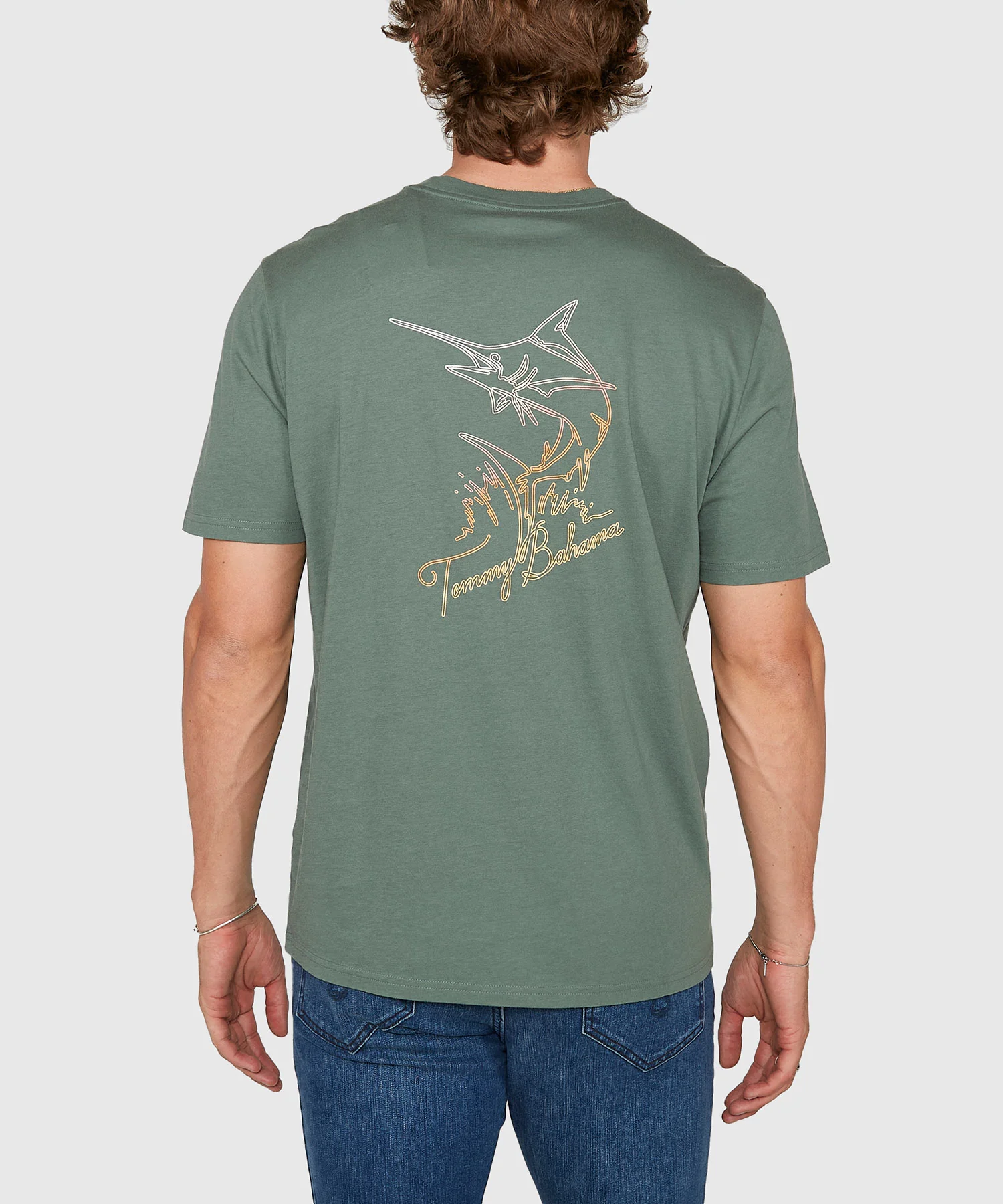 Tommy Bahama Short Sleeve Marlin's Trace Printed T-shirt - Image 6