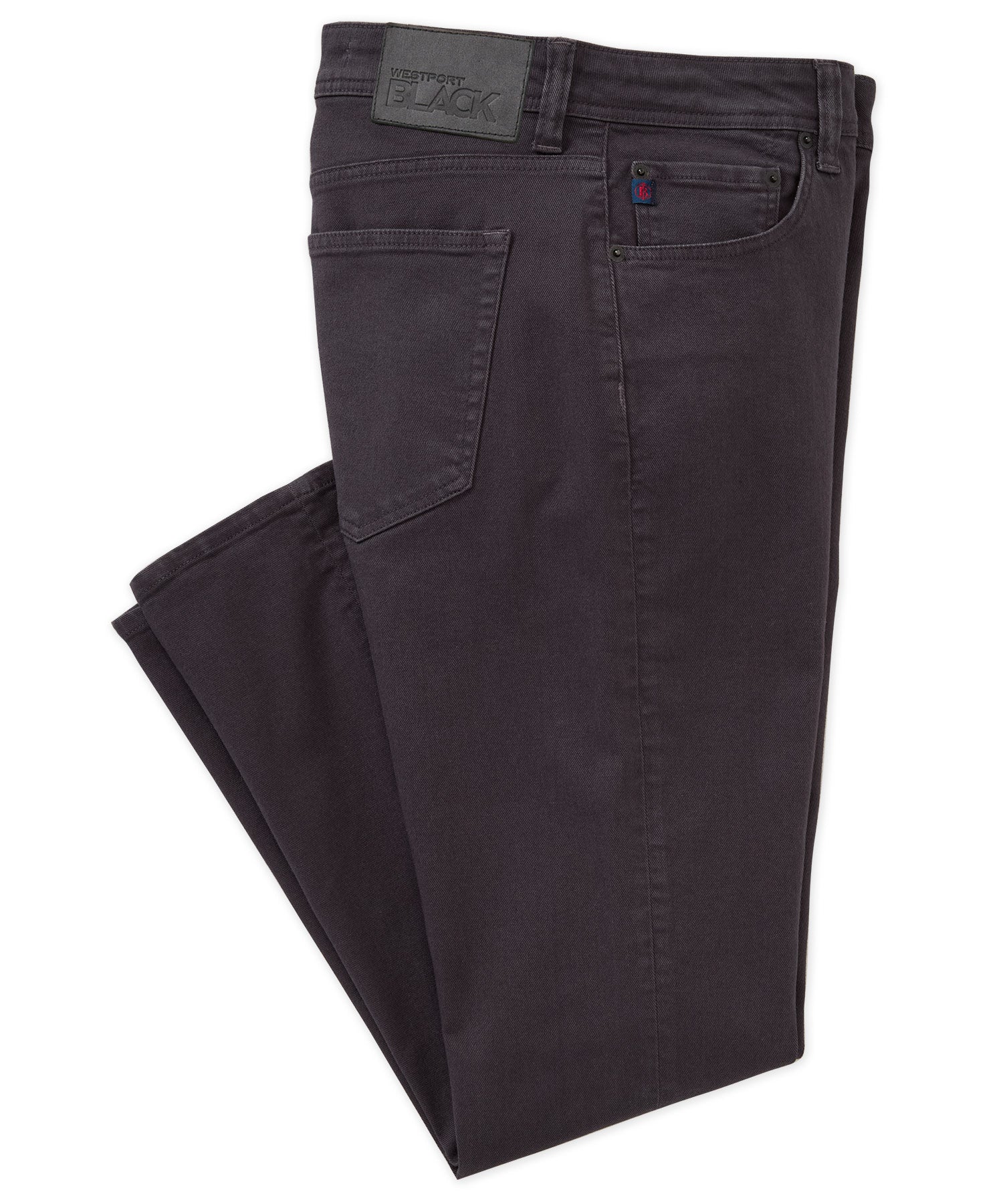 Westport Black Old Dyed Stretch Denim - Image 13