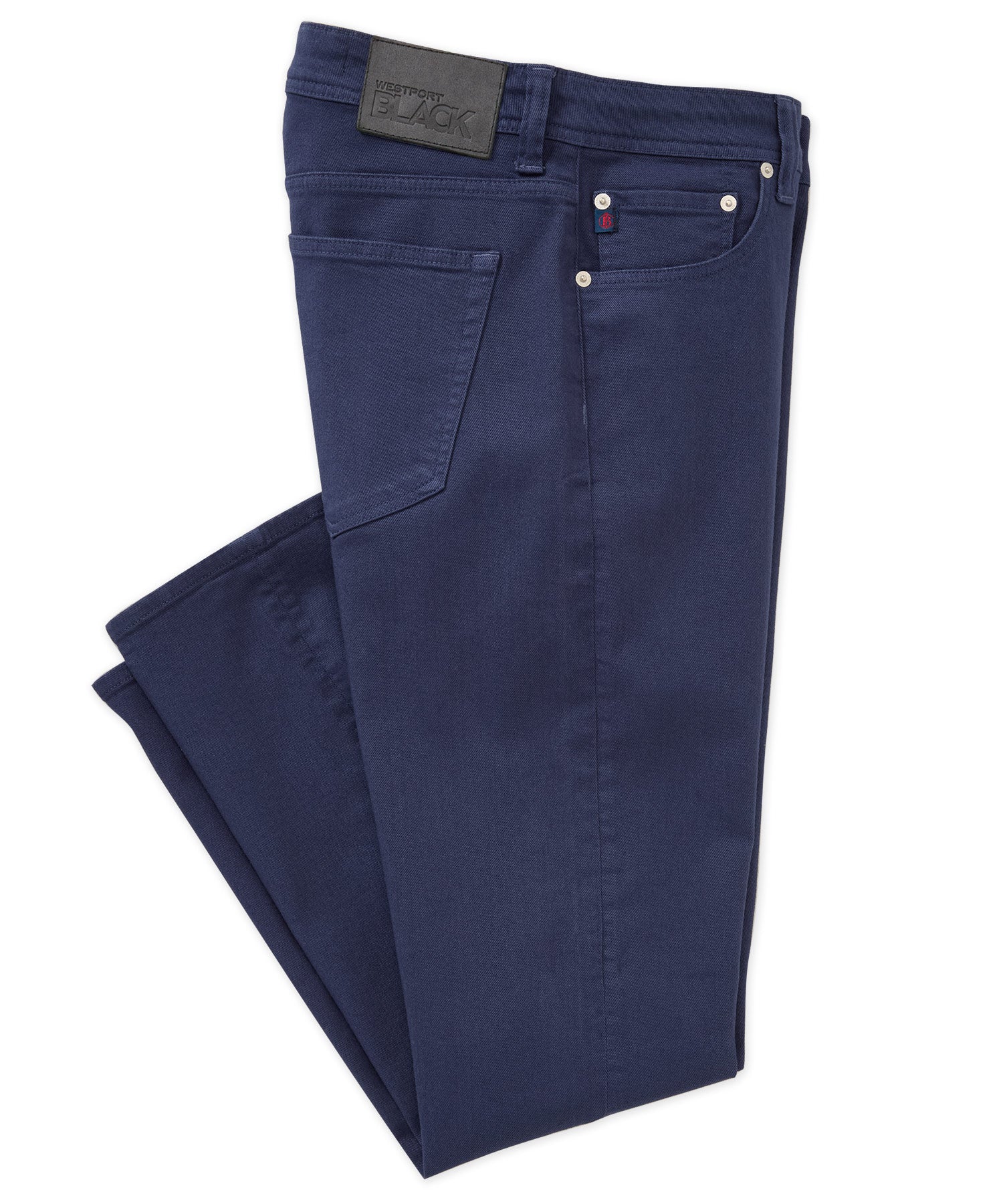 Westport Black Old Dyed Stretch Denim - Image 3
