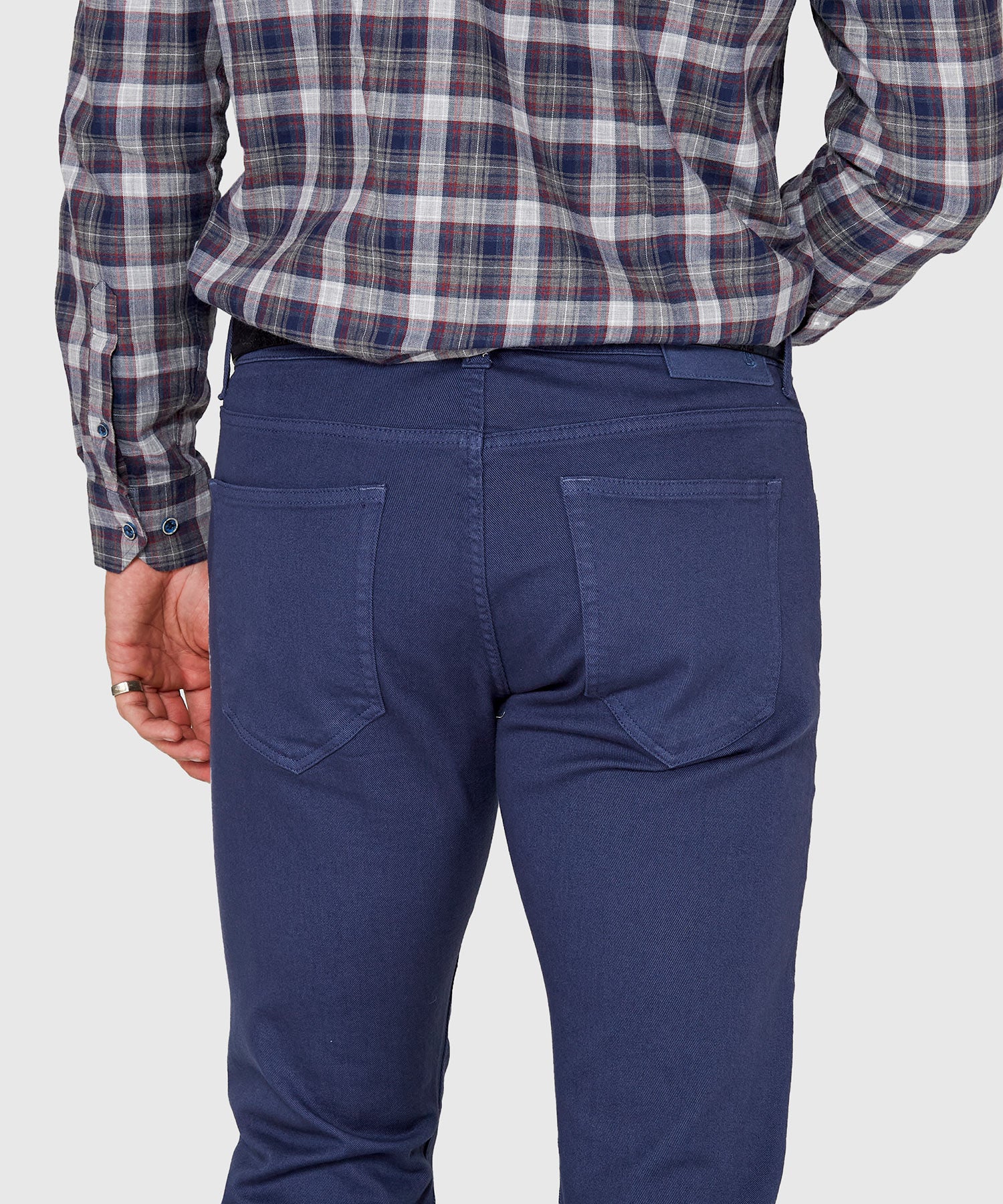 Westport Black Old Dyed Stretch Denim - Image 5
