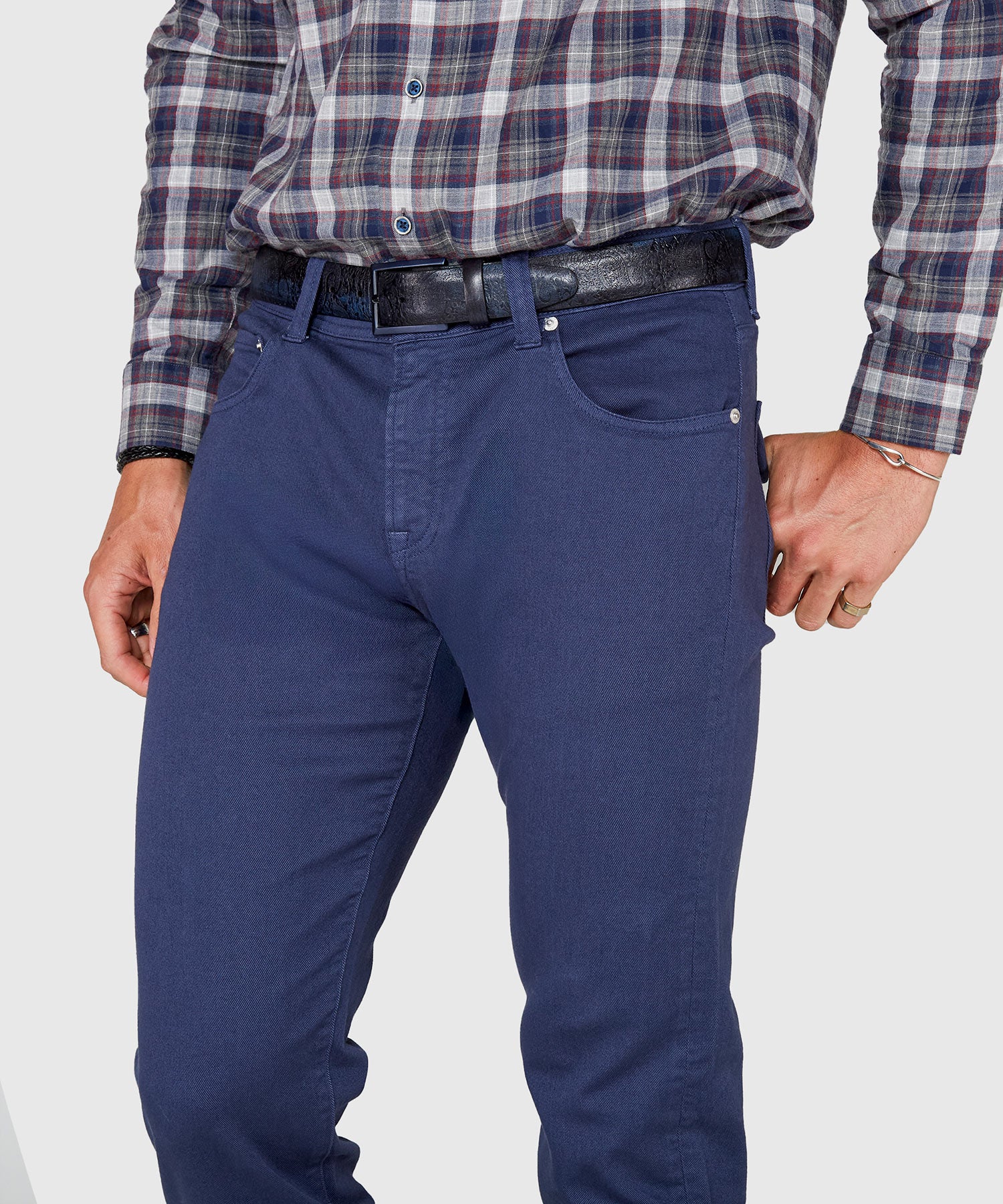 Westport Black Old Dyed Stretch Denim - Image 7