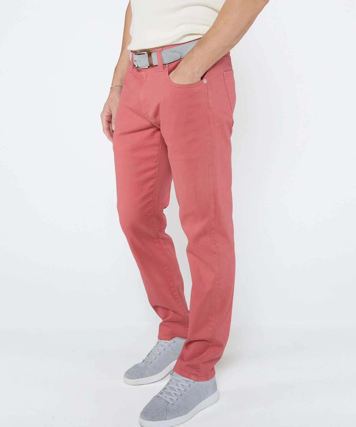 Westport Black Old Dyed Stretch Denim - Image 4