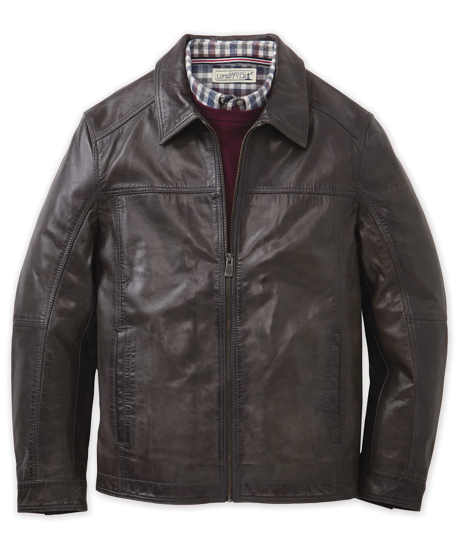 Westport Black Premium Leather Jacket - Image 4