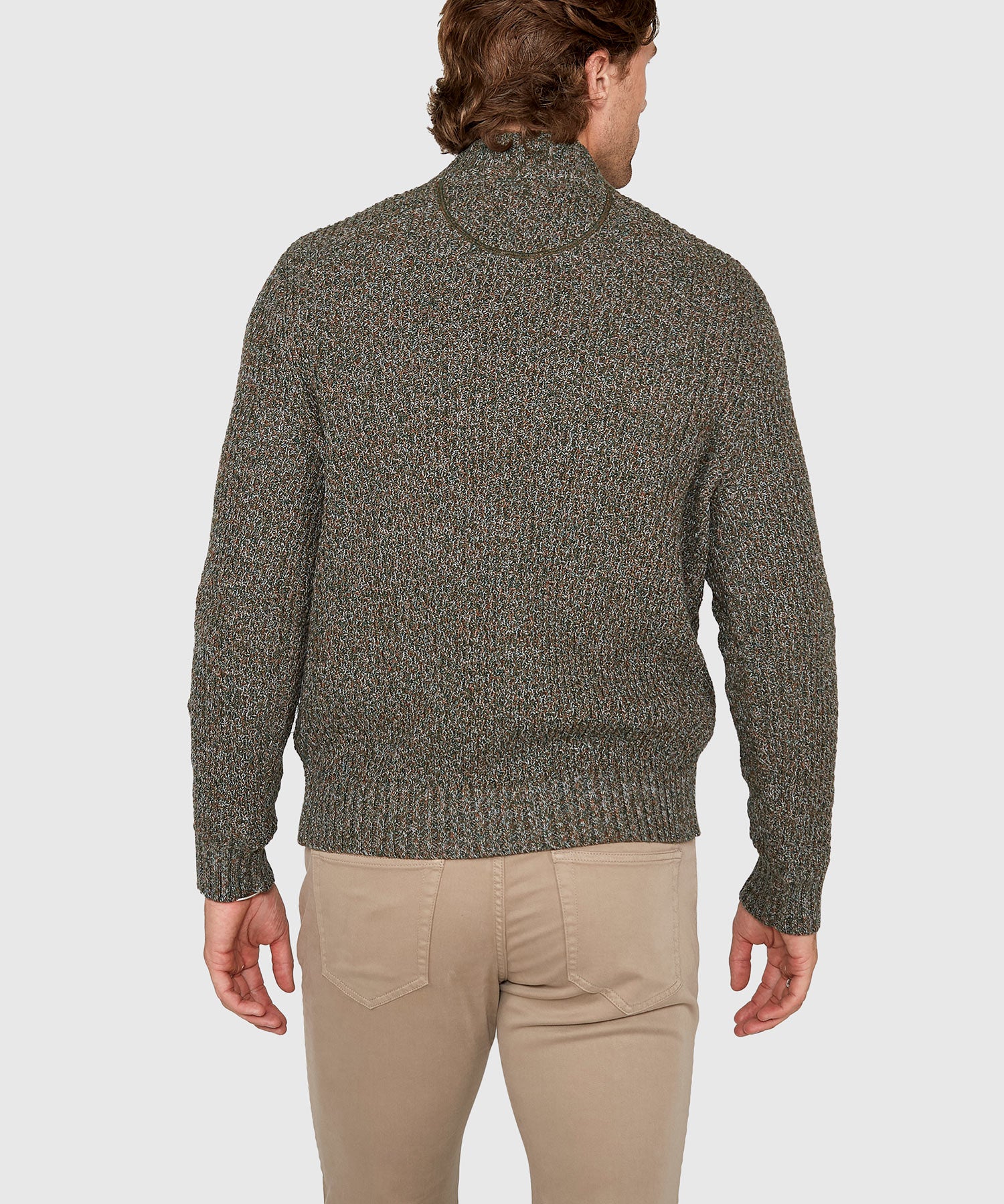 Westport Black Tri-Color Quarter Zip Sweater - Image 12