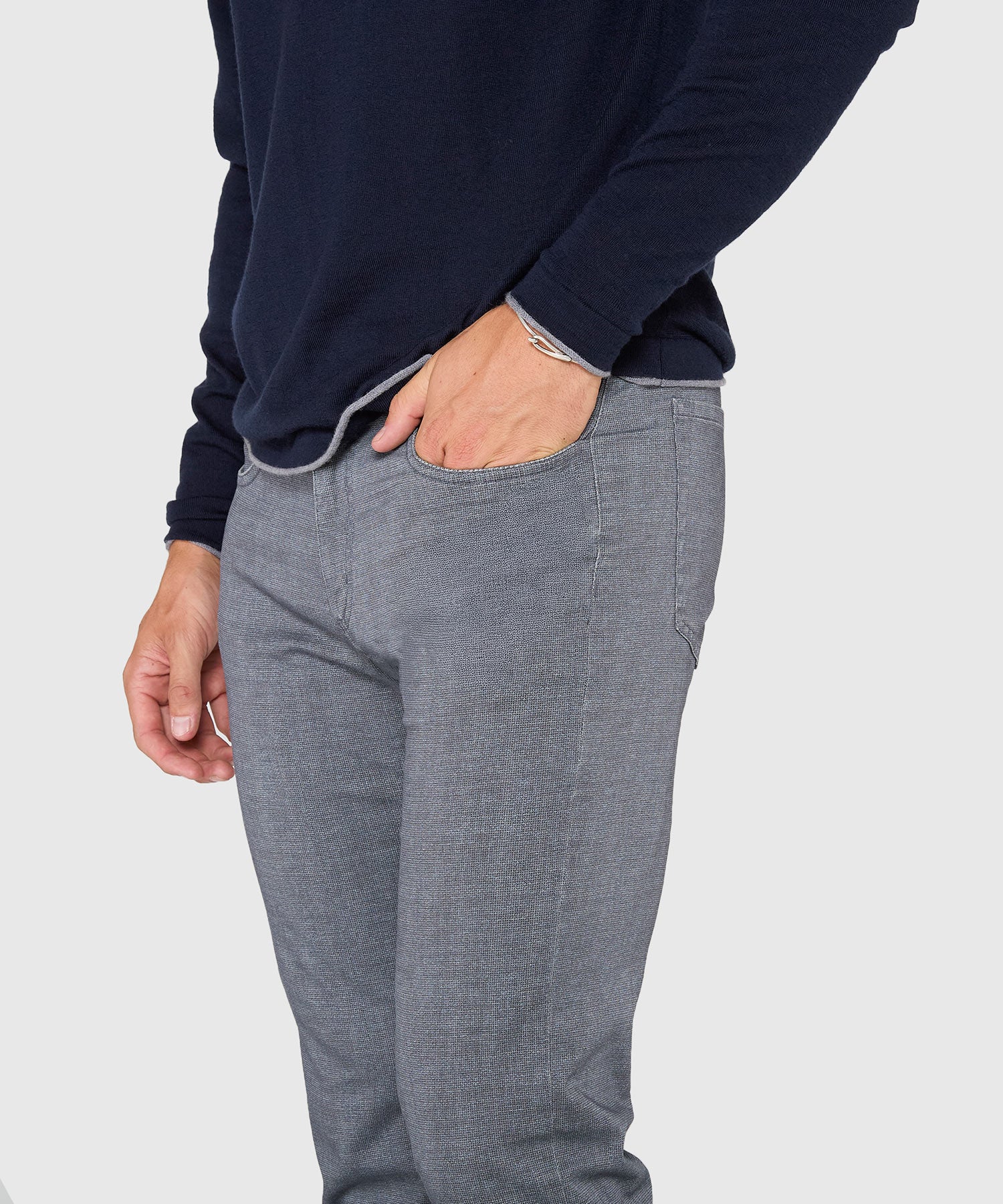 Westport Black 5-Pocket Dog Bone Pant - Image 9