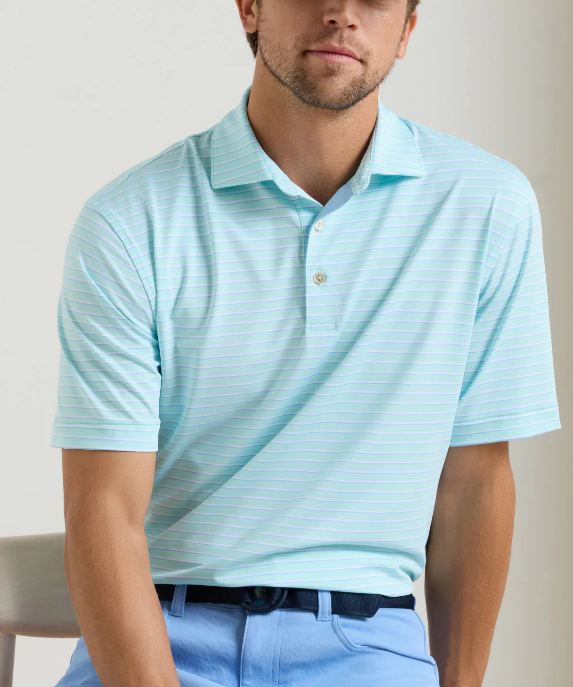 Peter Millar Dunnes Short Sleeve Performance Jersey Polo - Image 12