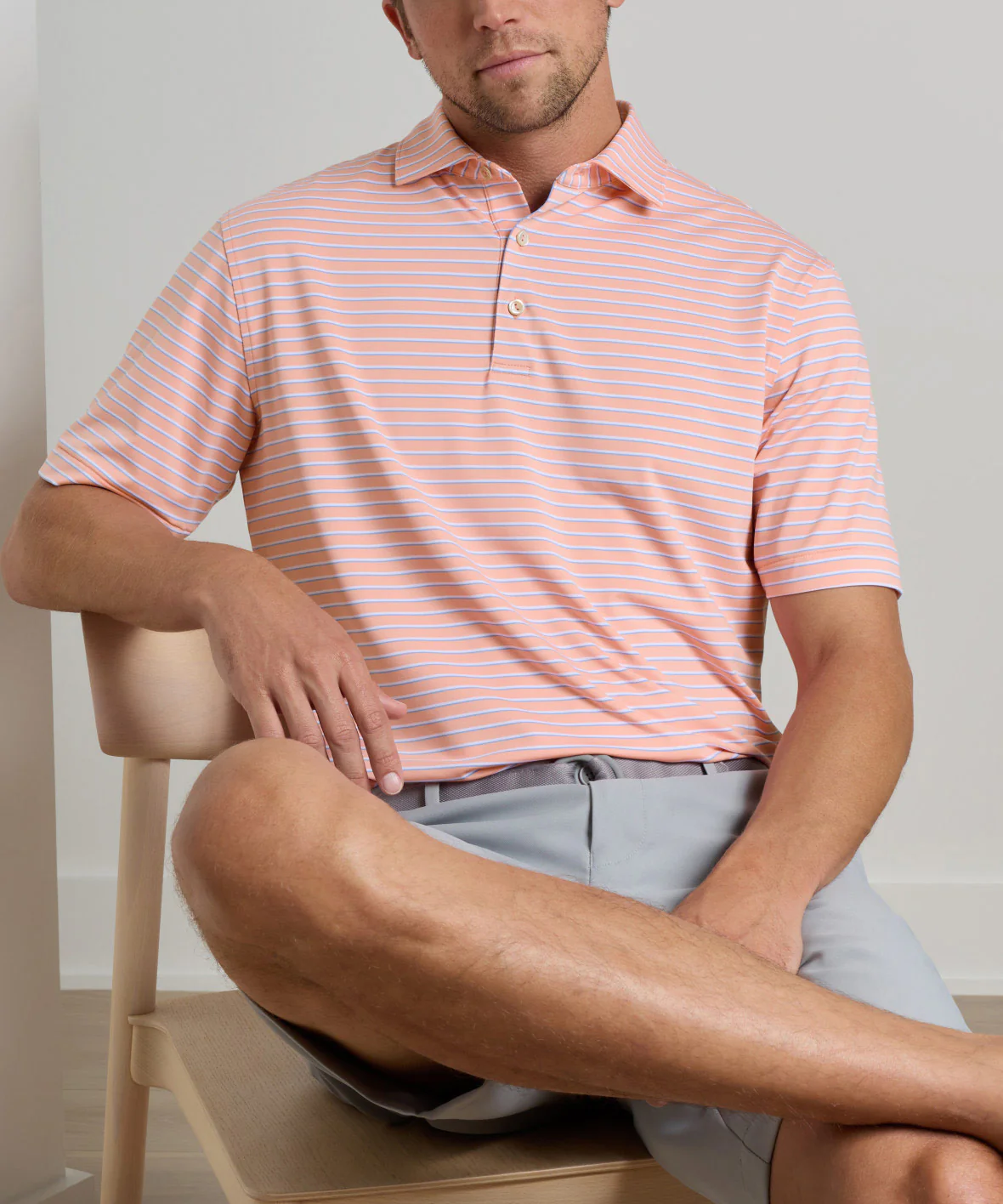 Peter Millar Dunnes Short Sleeve Performance Jersey Polo - Image 32