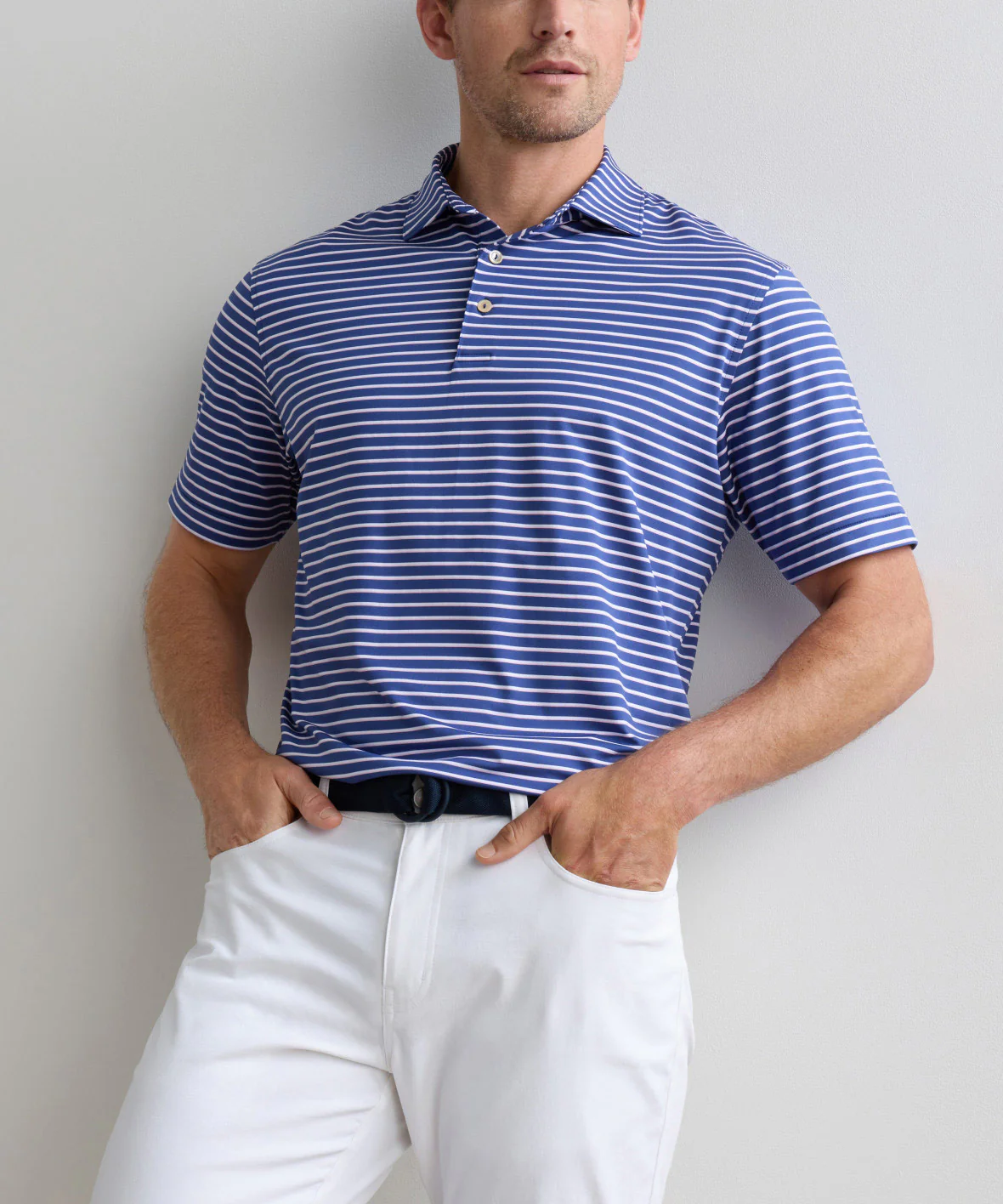 Peter Millar Dunnes Short Sleeve Performance Jersey Polo - Image 37