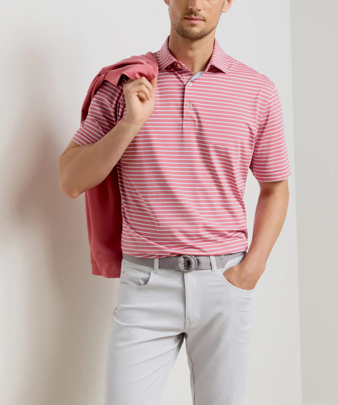 Peter Millar Dunnes Short Sleeve Performance Jersey Polo - Image 7