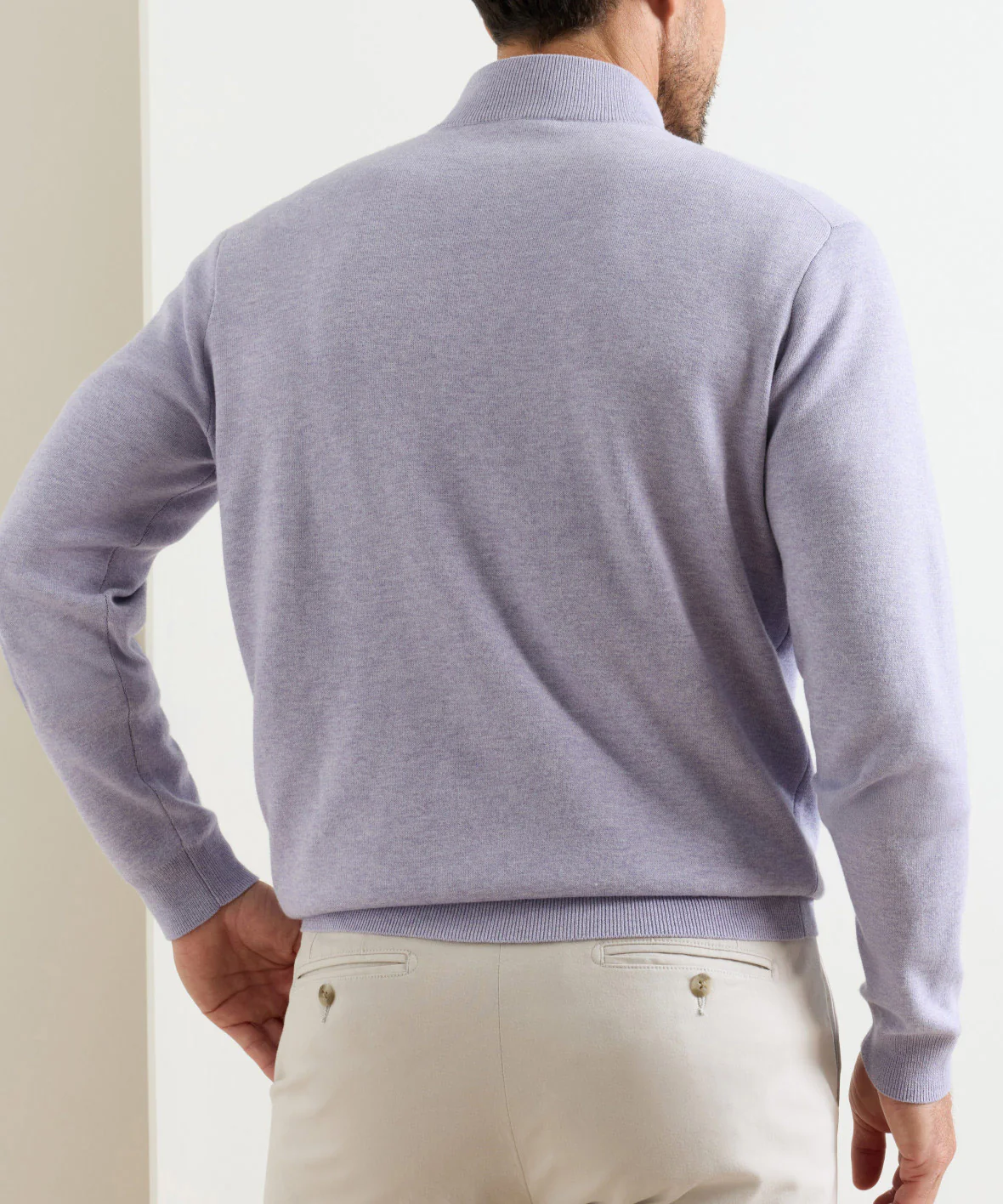 Peter Millar Coolspun Lite Cotton Quarter-Zip Sweater - Image 12