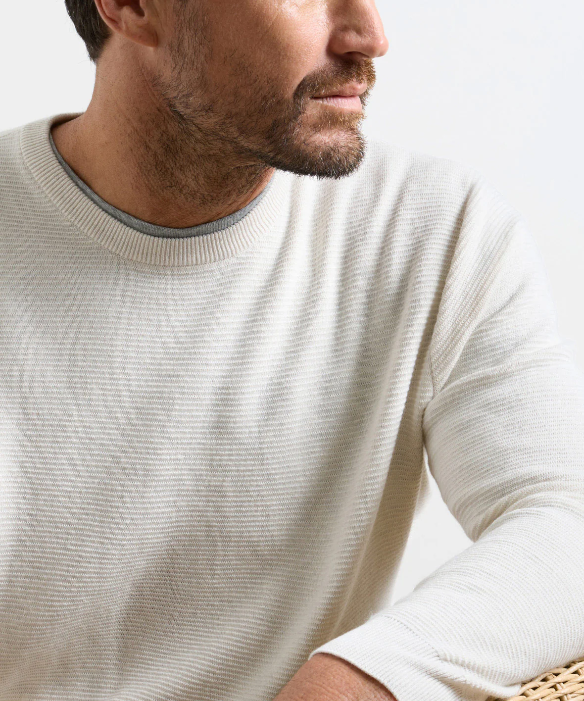 Peter Millar Coolspun Textured Crewneck Sweater - Image 3