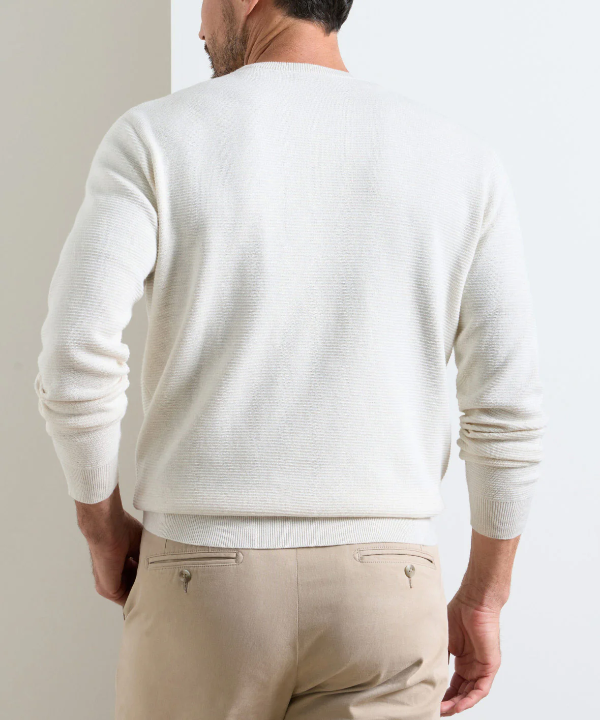 Peter Millar Coolspun Textured Crewneck Sweater - Image 4
