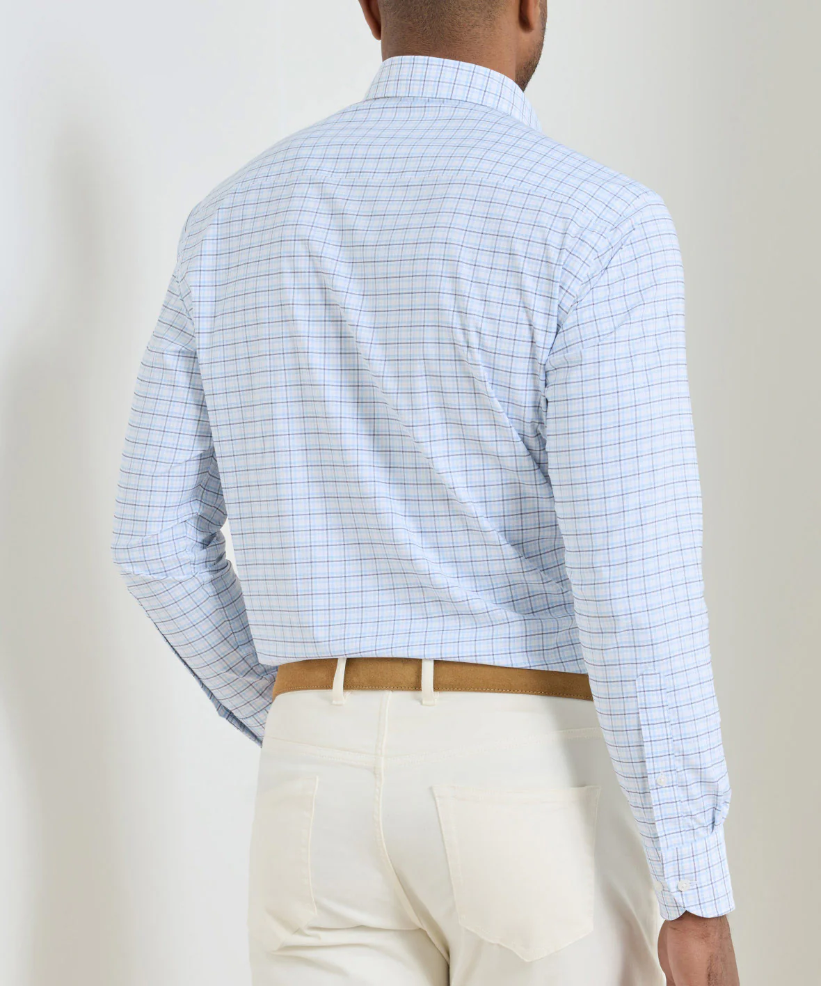 Peter Millar Casey Long Sleeve Performance Twill Sport Shirt - Image 3