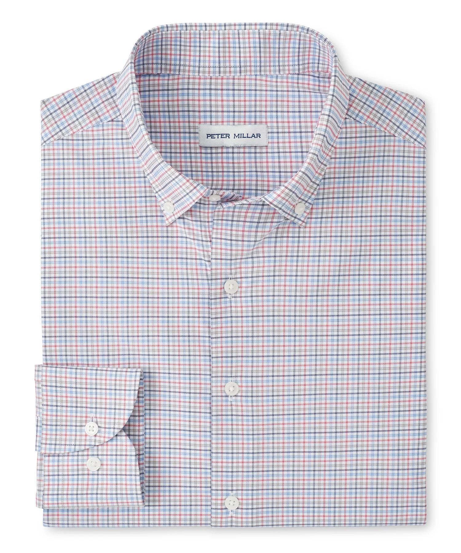 Peter Millar Casey Long Sleeve Performance Twill Sport Shirt - Image 5