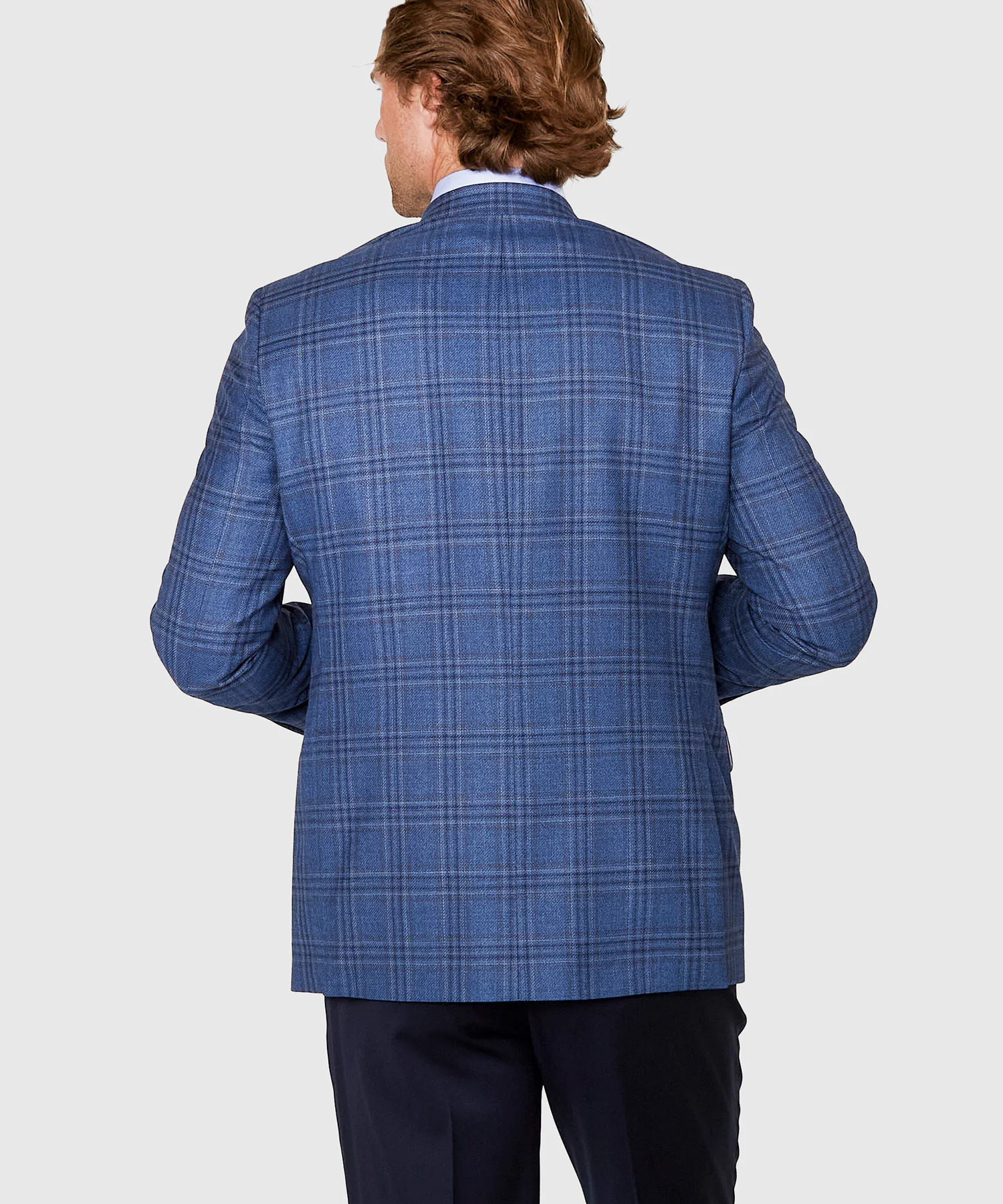 Westport Black Two Button Side Vent Plaid Sport Coat - Image 6