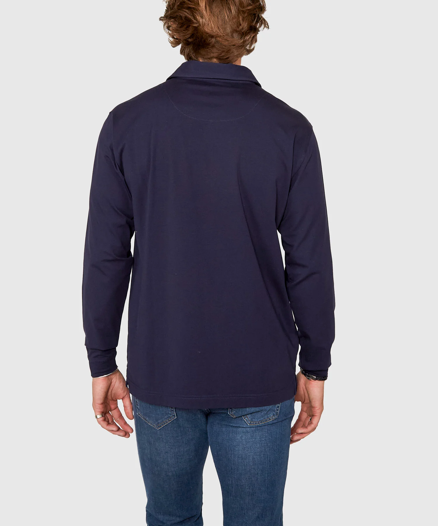 Westport No-Tuck Long Sleeve Cotton Rich Performance Polo - Image 10