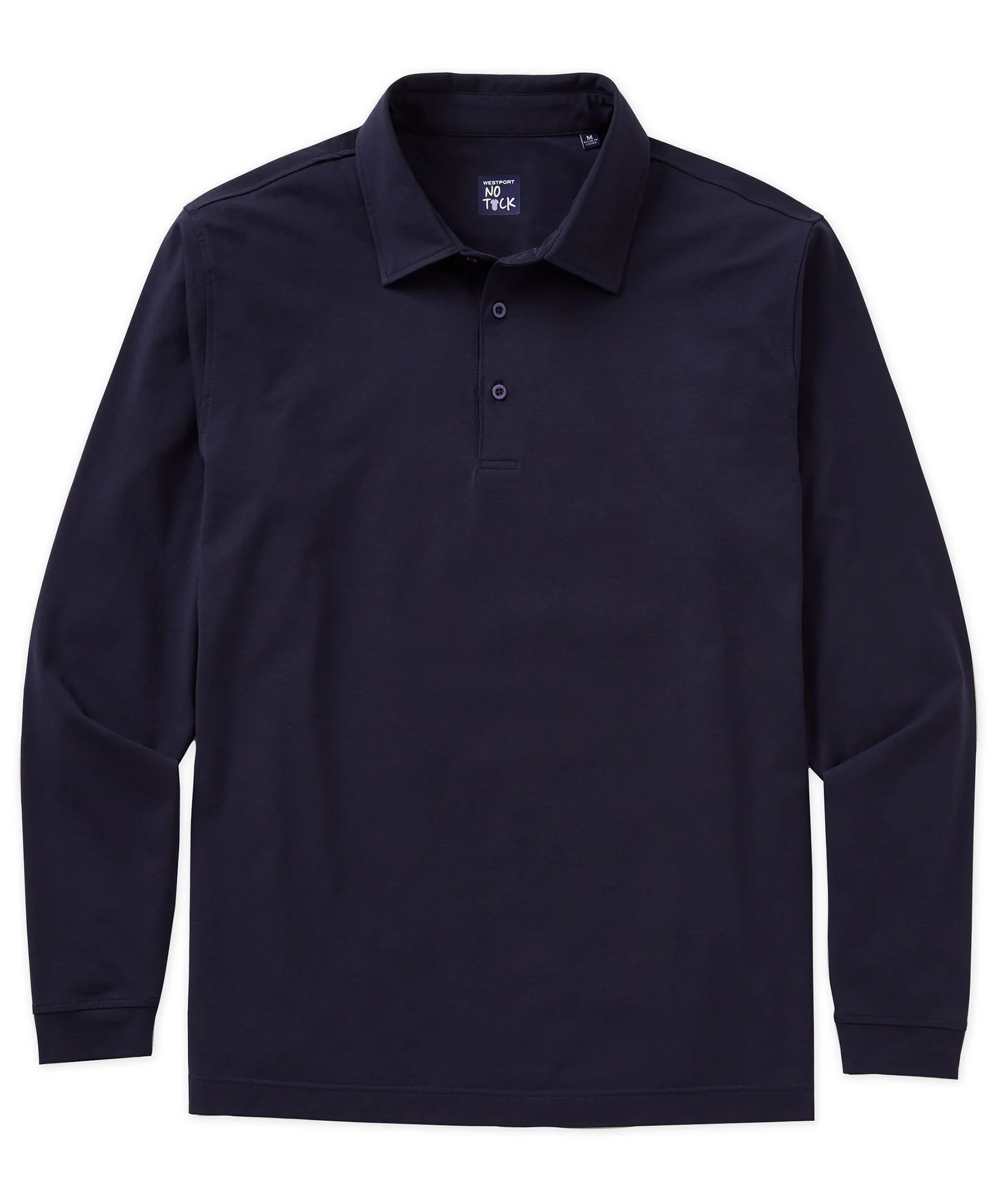 Westport No-Tuck Long Sleeve Cotton Rich Performance Polo - Image 8