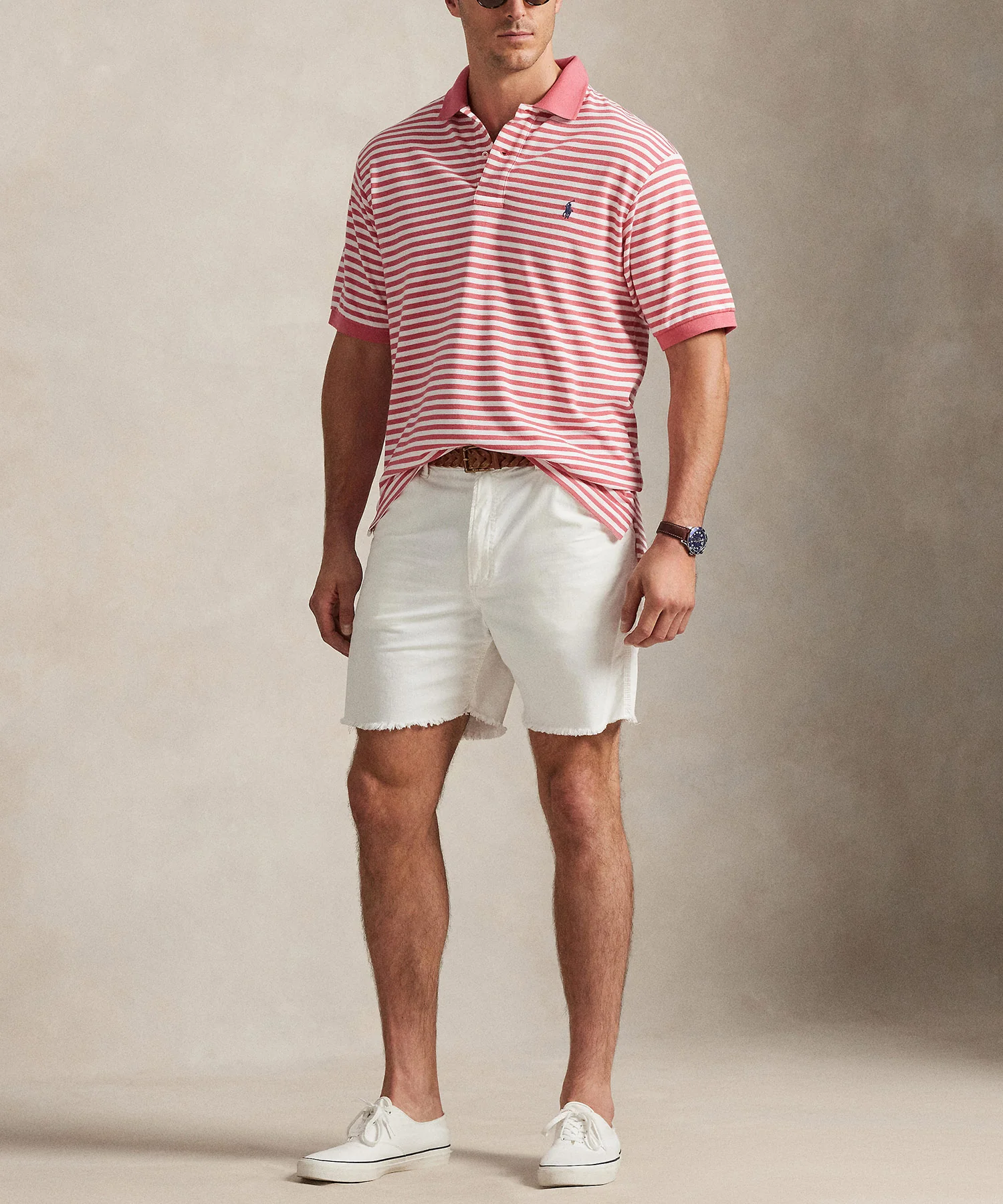 Polo Ralph Lauren Short Sleeve Animated Stripe Mesh Polo - Image 12