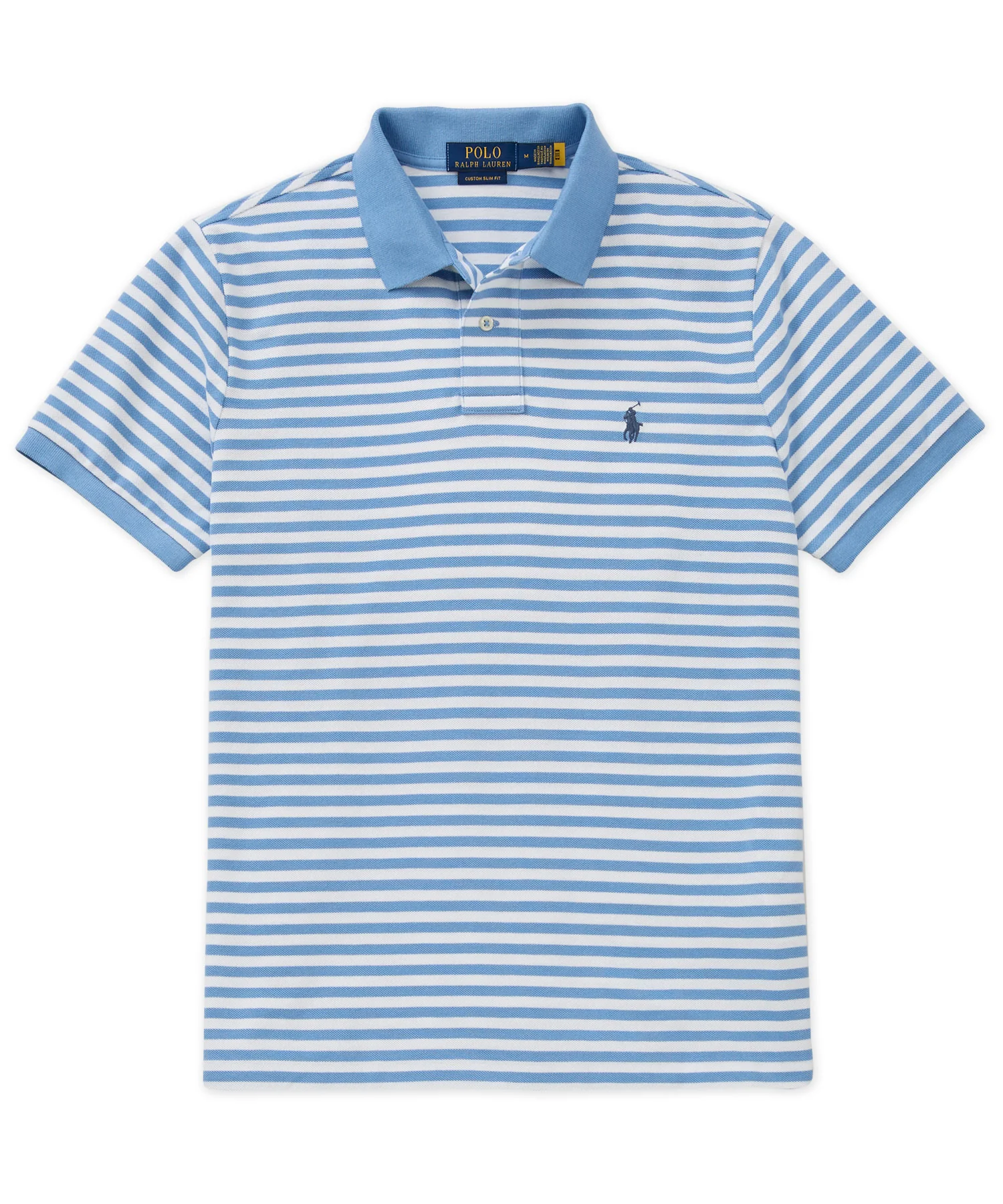 Polo Ralph Lauren Short Sleeve Animated Stripe Mesh Polo - Image 3
