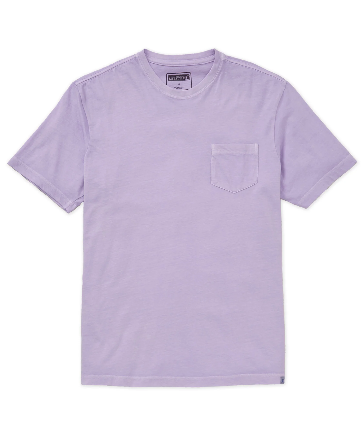 Westport Lifestyle Short Sleeve Sunwashed Crew Neck Pocket T-Shirt - Image 12