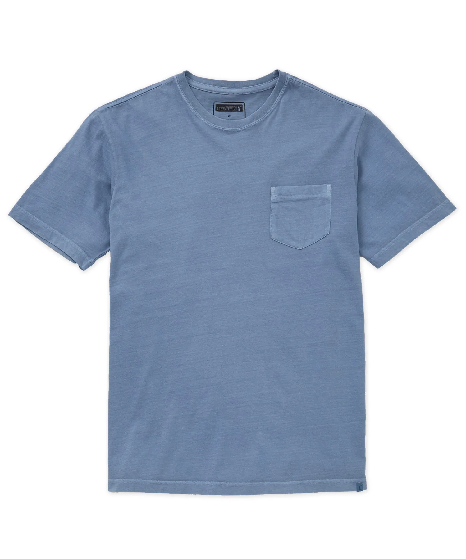 Westport Lifestyle Short Sleeve Sunwashed Crew Neck Pocket T-Shirt - Image 16