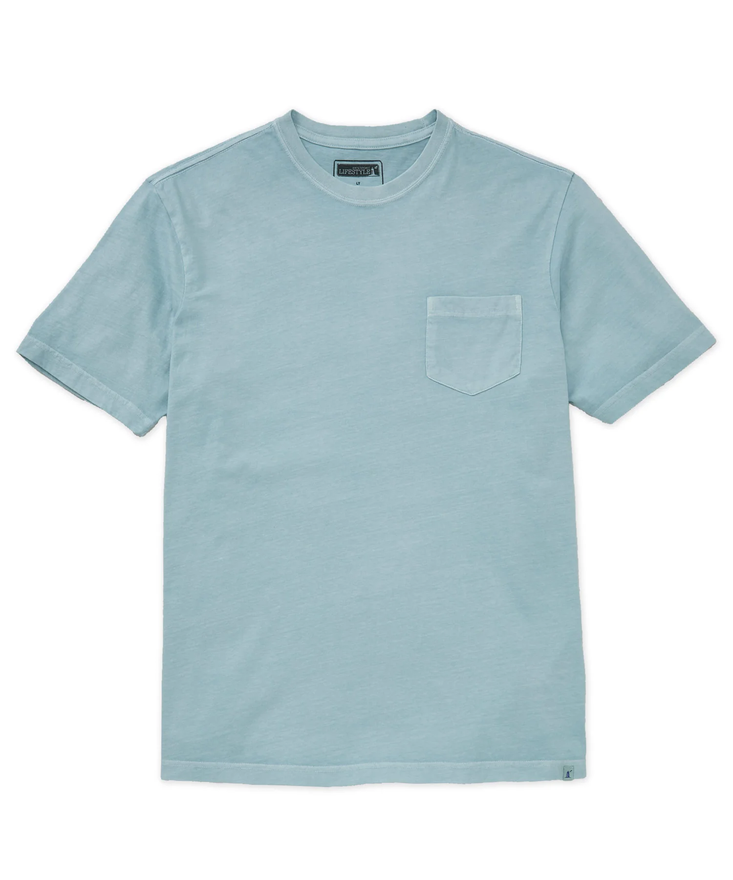 Westport Lifestyle Short Sleeve Sunwashed Crew Neck Pocket T-Shirt - Image 20