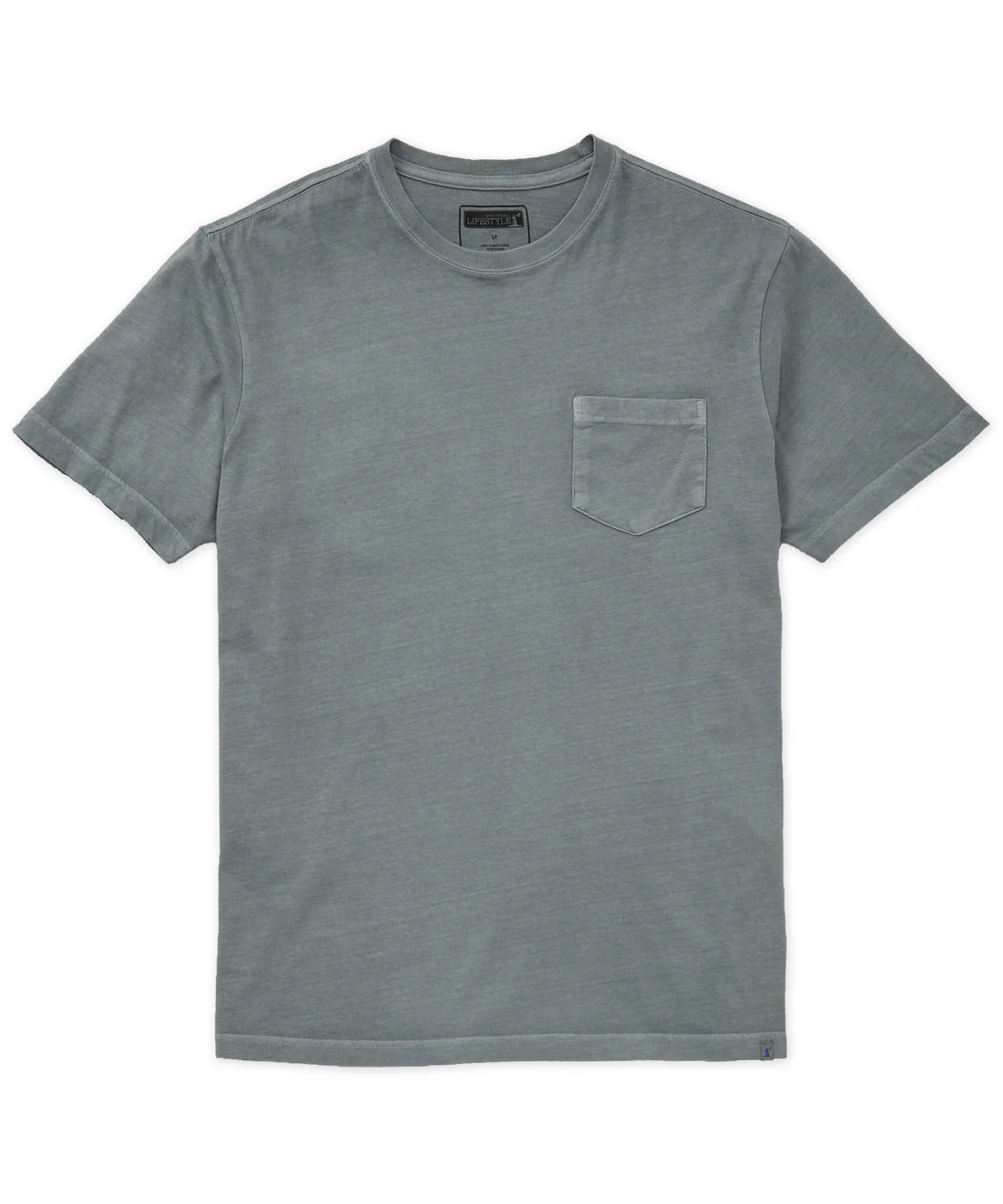 Westport Lifestyle Short Sleeve Sunwashed Crew Neck Pocket T-Shirt - Image 24