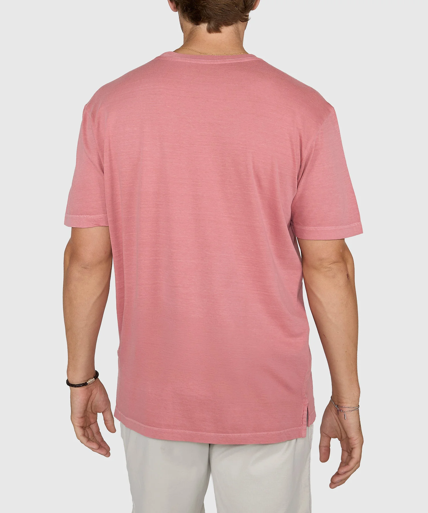 Westport Lifestyle Short Sleeve Sunwashed Crew Neck Pocket T-Shirt - Image 5
