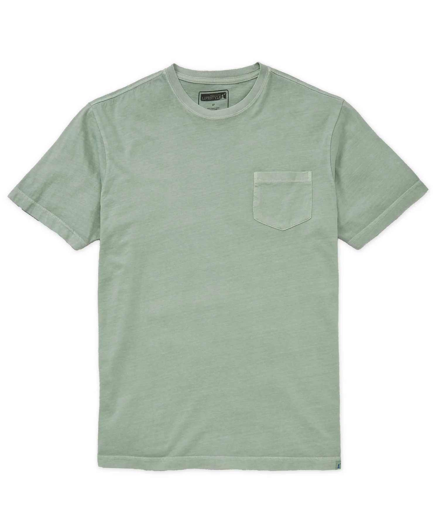 Westport Lifestyle Short Sleeve Sunwashed Crew Neck Pocket T-Shirt - Image 8