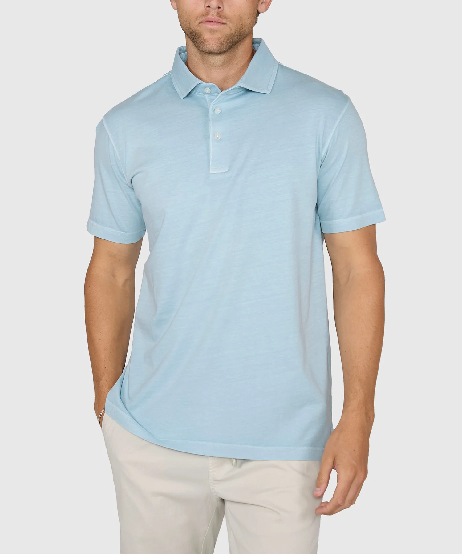 Westport Lifestyle Short Sleeve Sunwashed Polo - Image 17