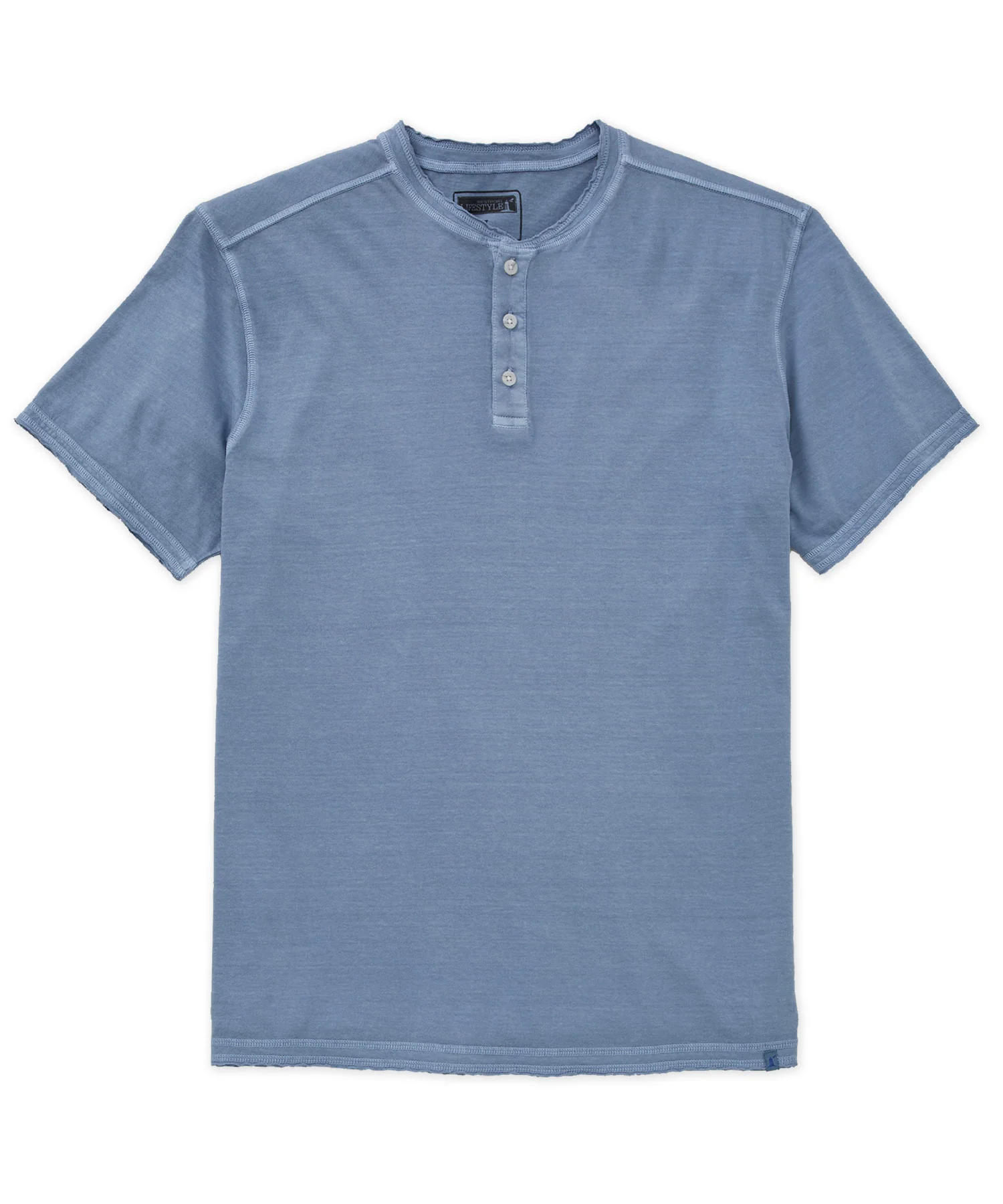 Westport Lifestyle Short Sleeve Sunwashed Henley - Image 10