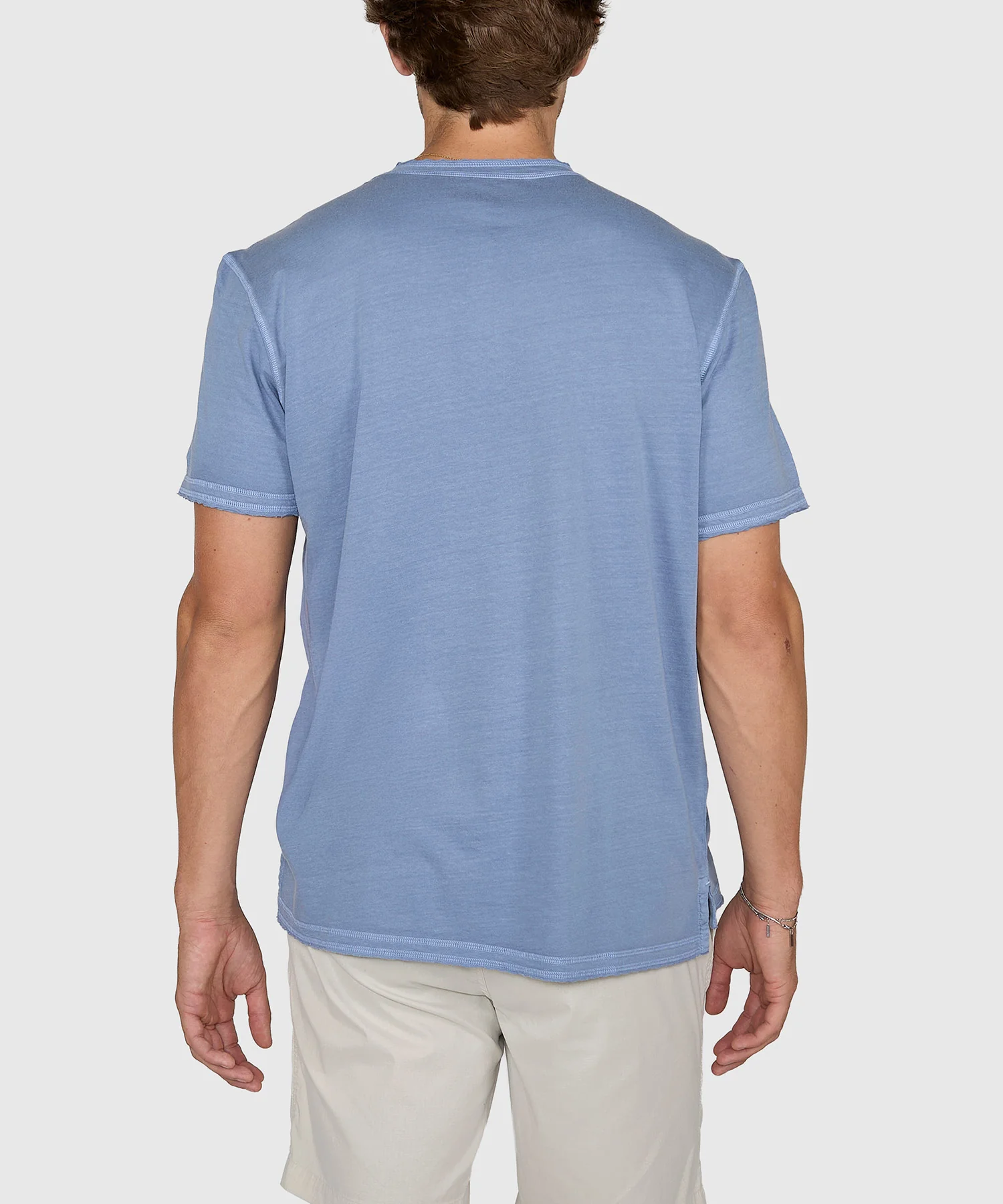 Westport Lifestyle Short Sleeve Sunwashed Henley - Image 13