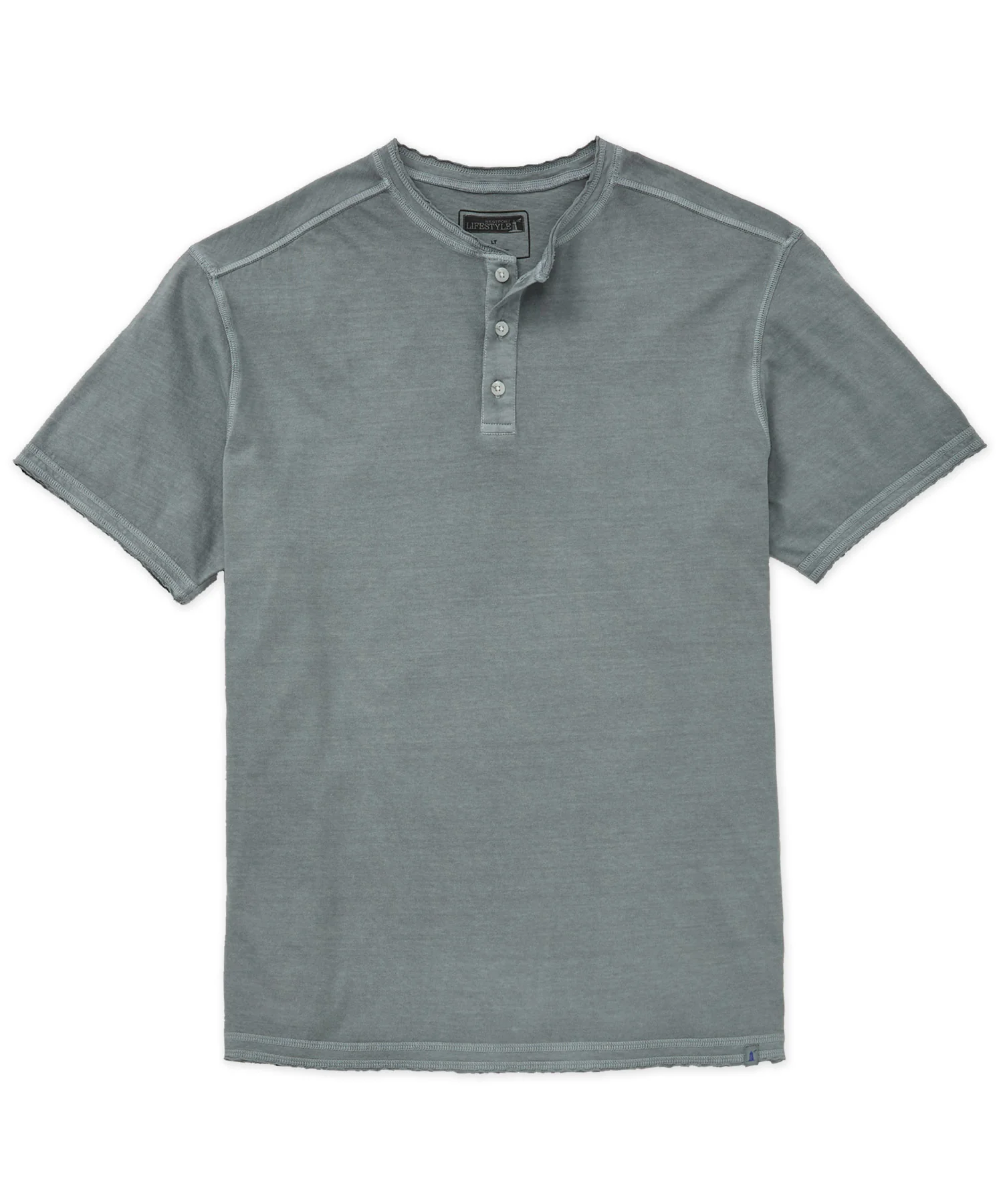 Westport Lifestyle Short Sleeve Sunwashed Henley - Image 14