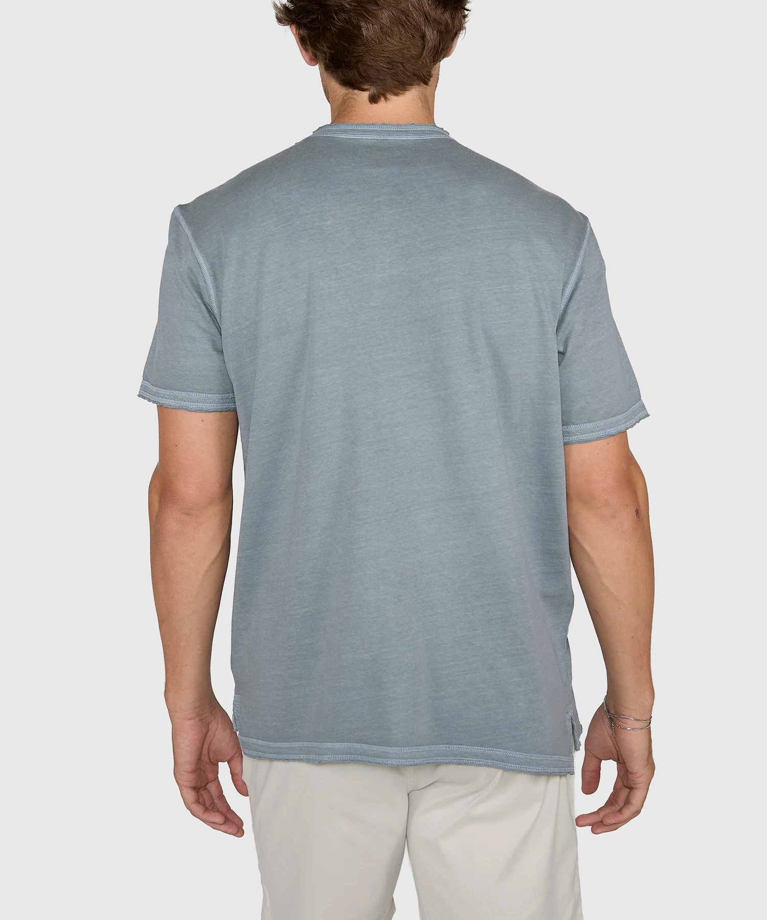 Westport Lifestyle Short Sleeve Sunwashed Henley - Image 17