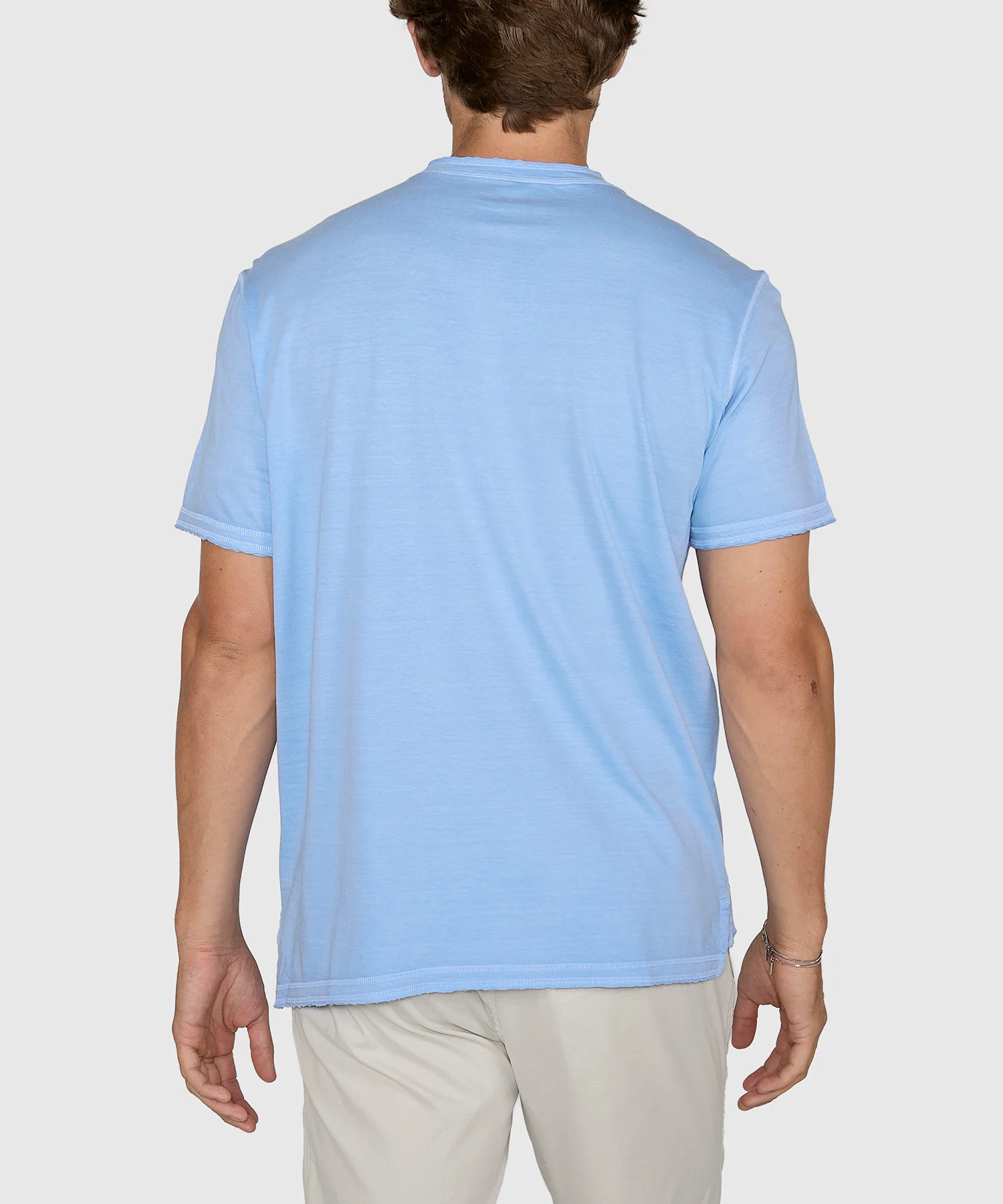 Westport Lifestyle Short Sleeve Sunwashed Henley - Image 5